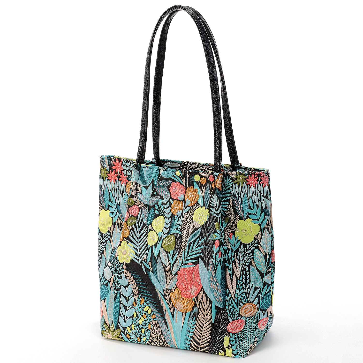 ボタニカルジャガードトートバッグ - 画像2