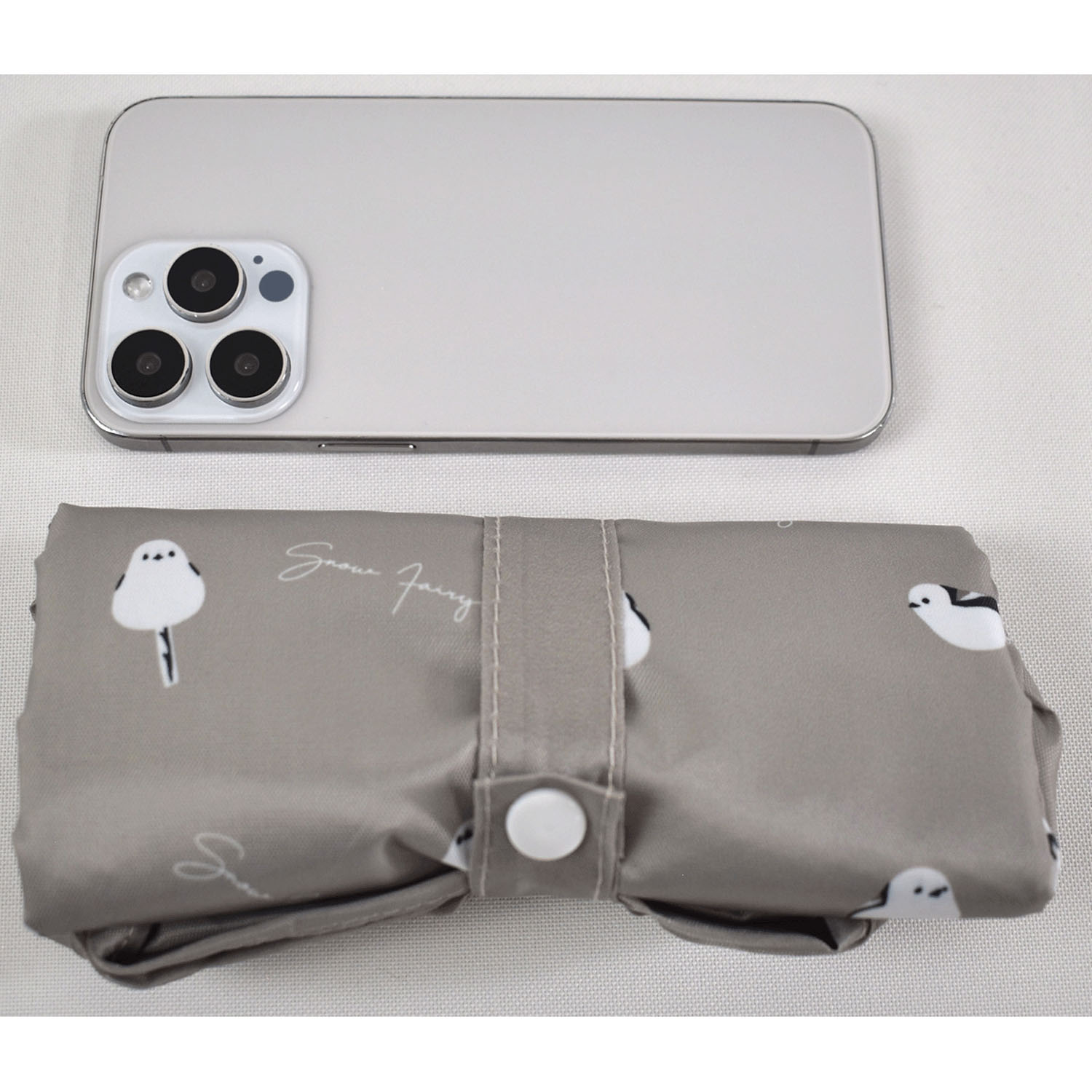 シマエナガ柄保冷コンパクトバッグ - 画像5