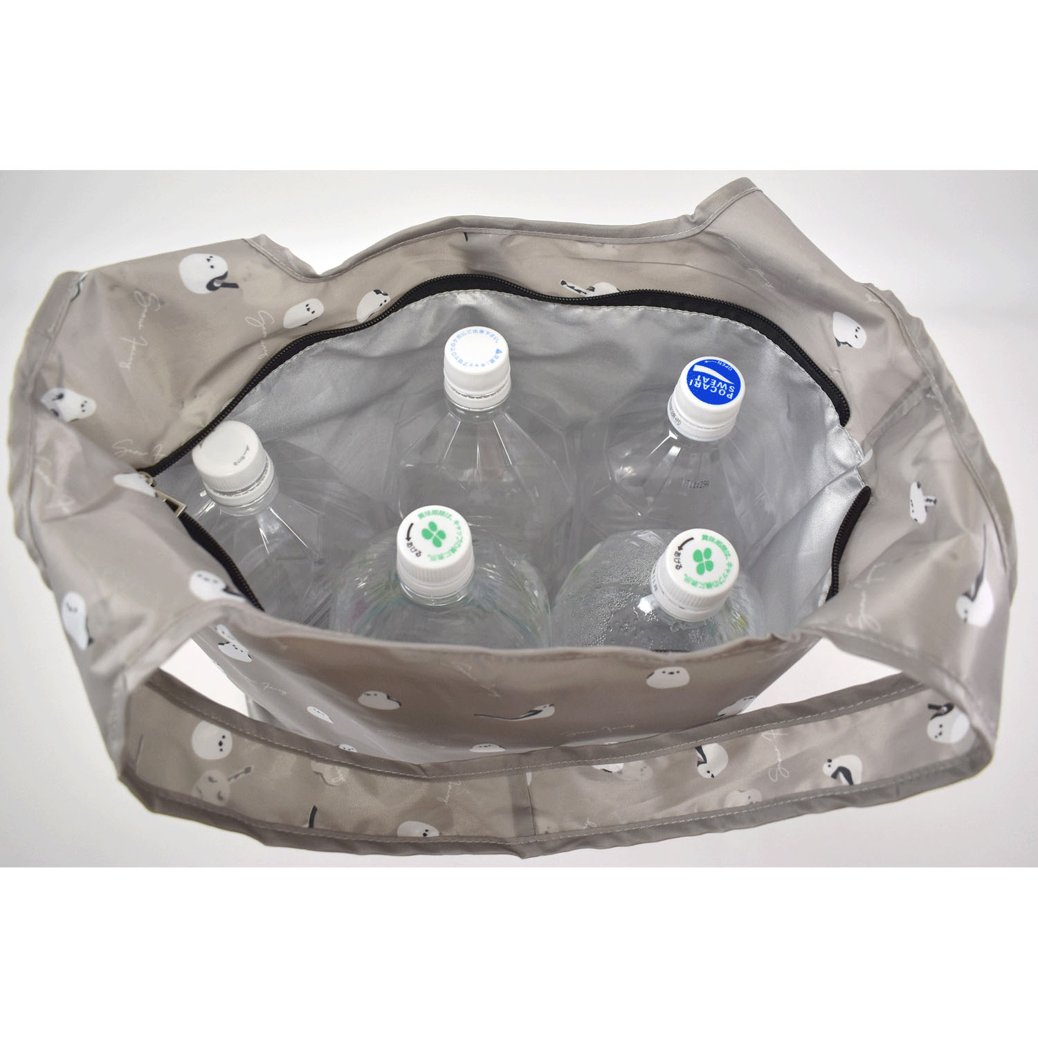 シマエナガ柄保冷コンパクトバッグ - 画像6