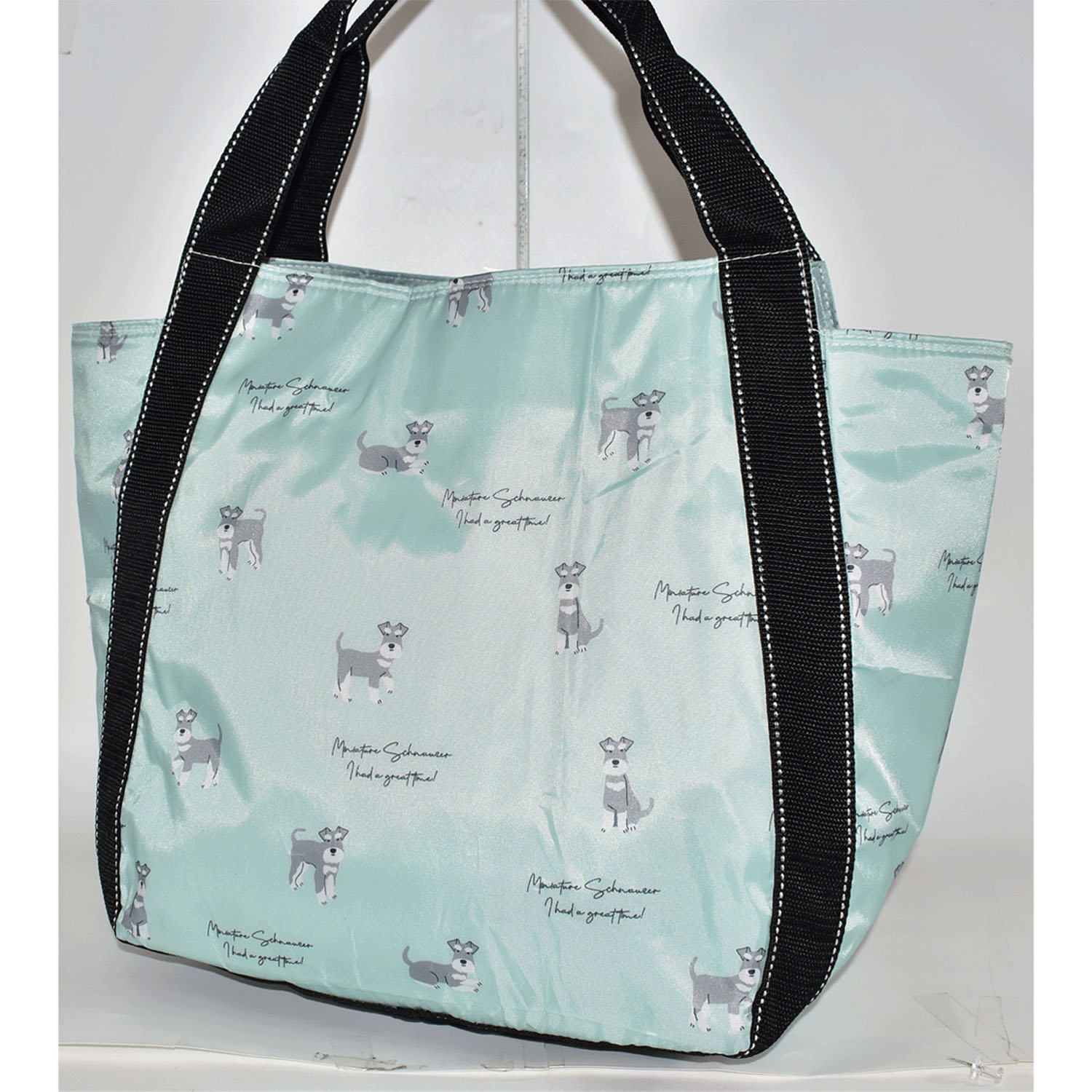 シュナウザー柄保冷バルーントートバッグ - 画像5