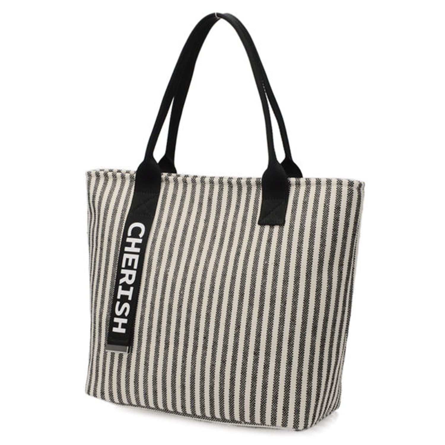 【在庫限りで終了】ストライプ柄トートバッグ - 画像2