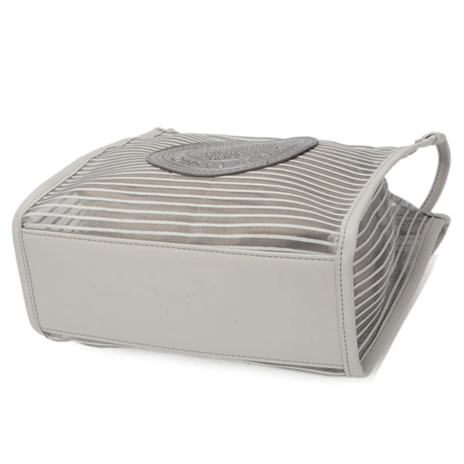 【グレーは完売終了】ボーダーチュール刻印柄トートバッグ - 画像5