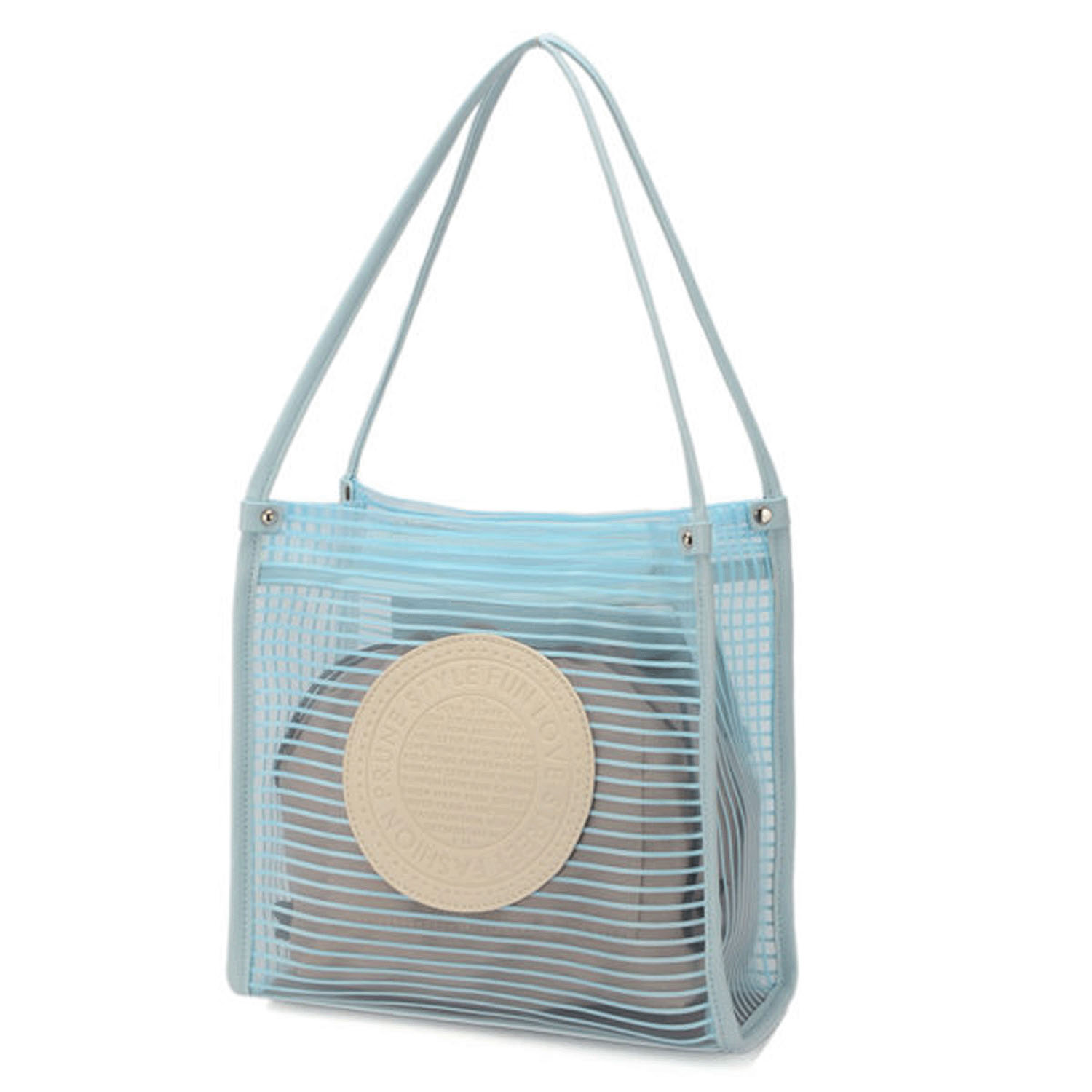 【グレーは完売終了】ボーダーチュール刻印柄トートバッグ - 画像8