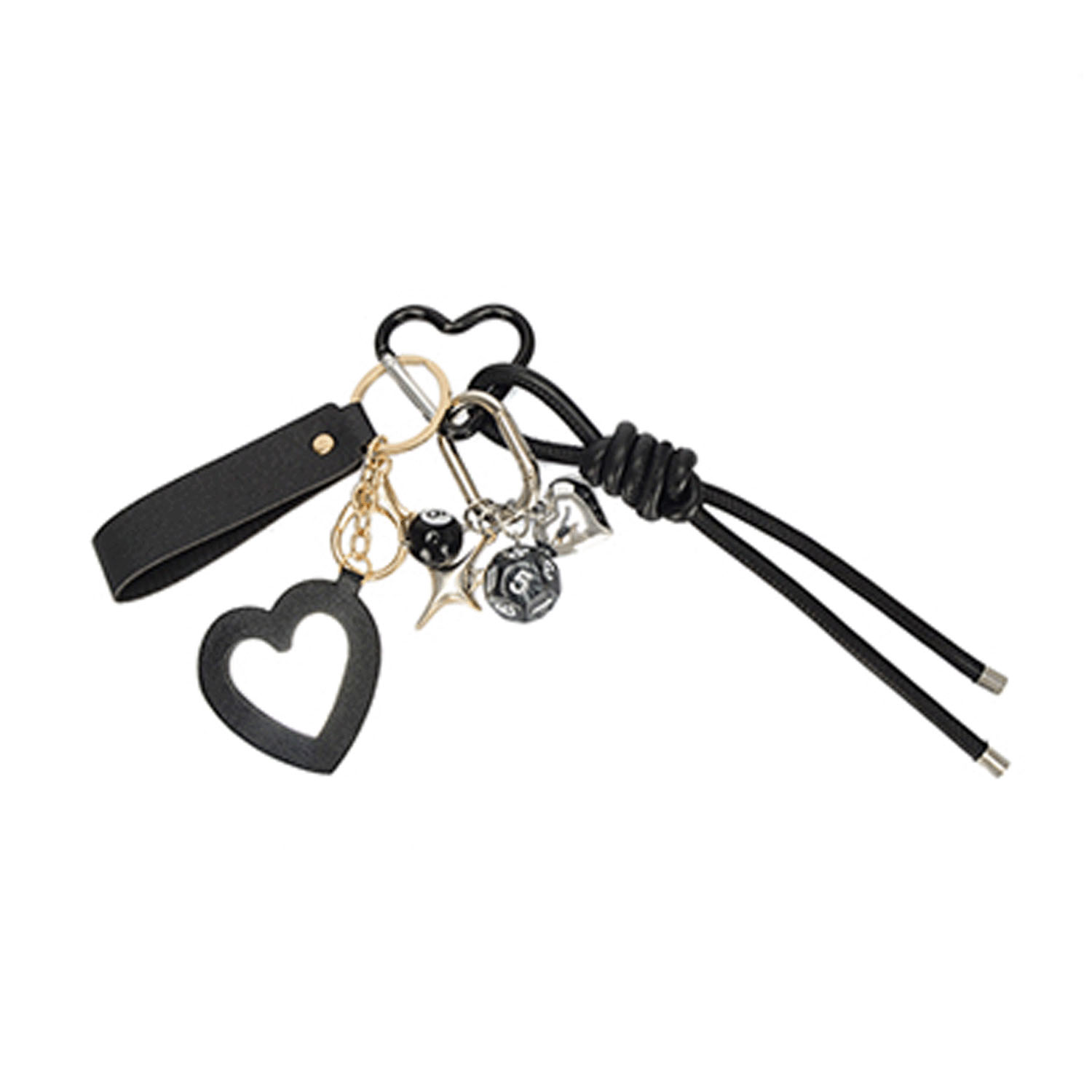 ハート型バッグチャーム - 画像2