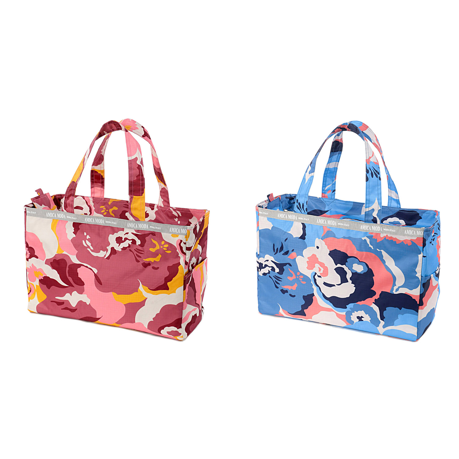 【エトワール別注柄】アートフラワー柄保冷BOX型トートバッグ - 画像2