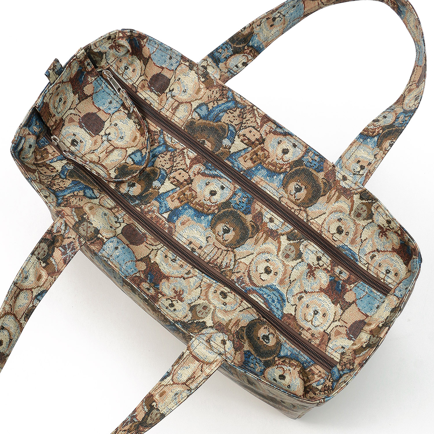 【エトワール別注柄】クマゴブラン柄保冷保温BOX型トートバッグ - 画像7