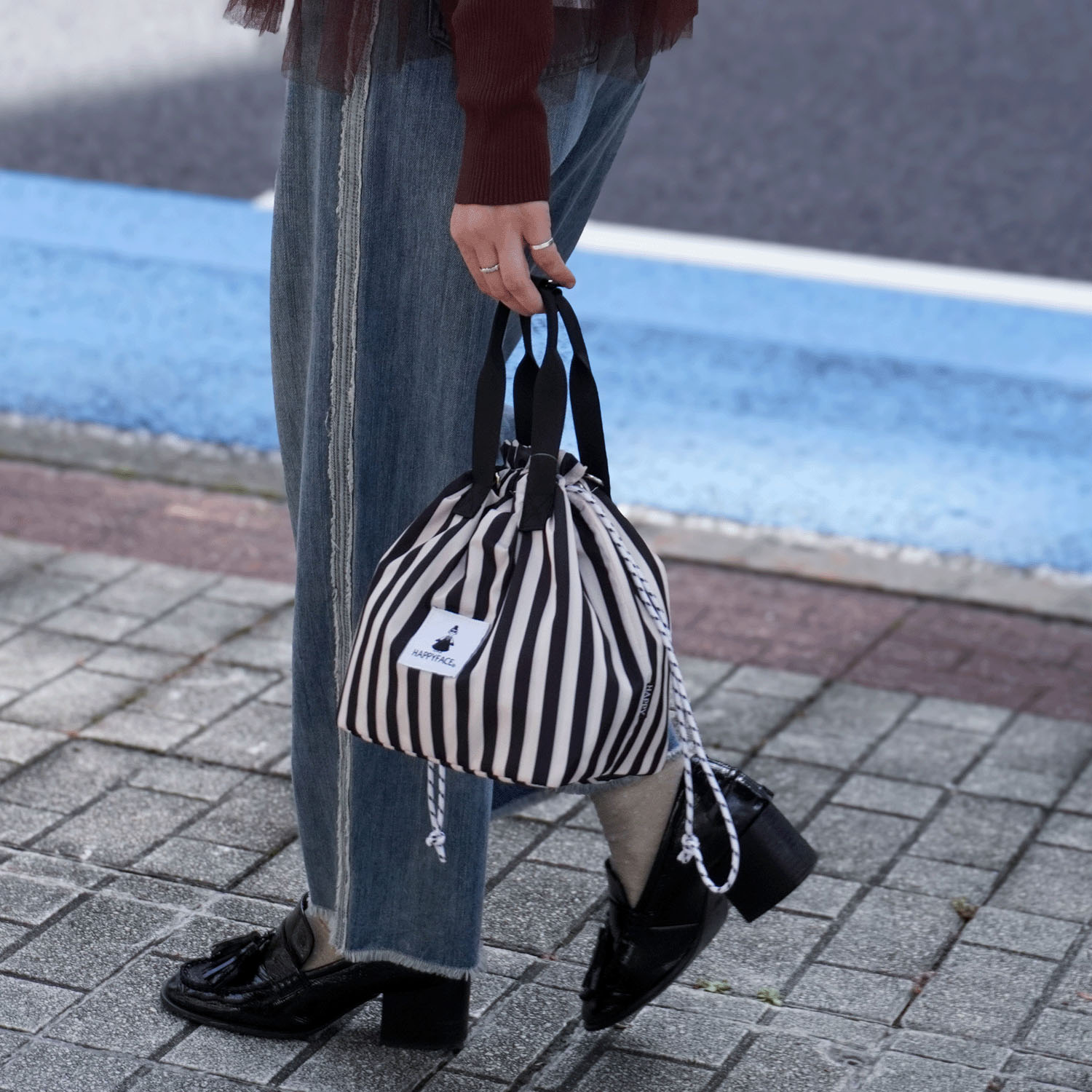 【エトワールオリジナル】保冷レディエマ柄 巾着2WAYバッグ