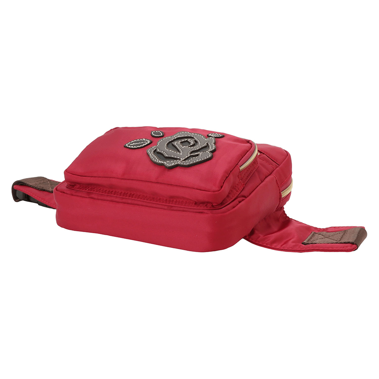 SOFIA VALENTINO バラパッチワークウエストポーチ - 画像10