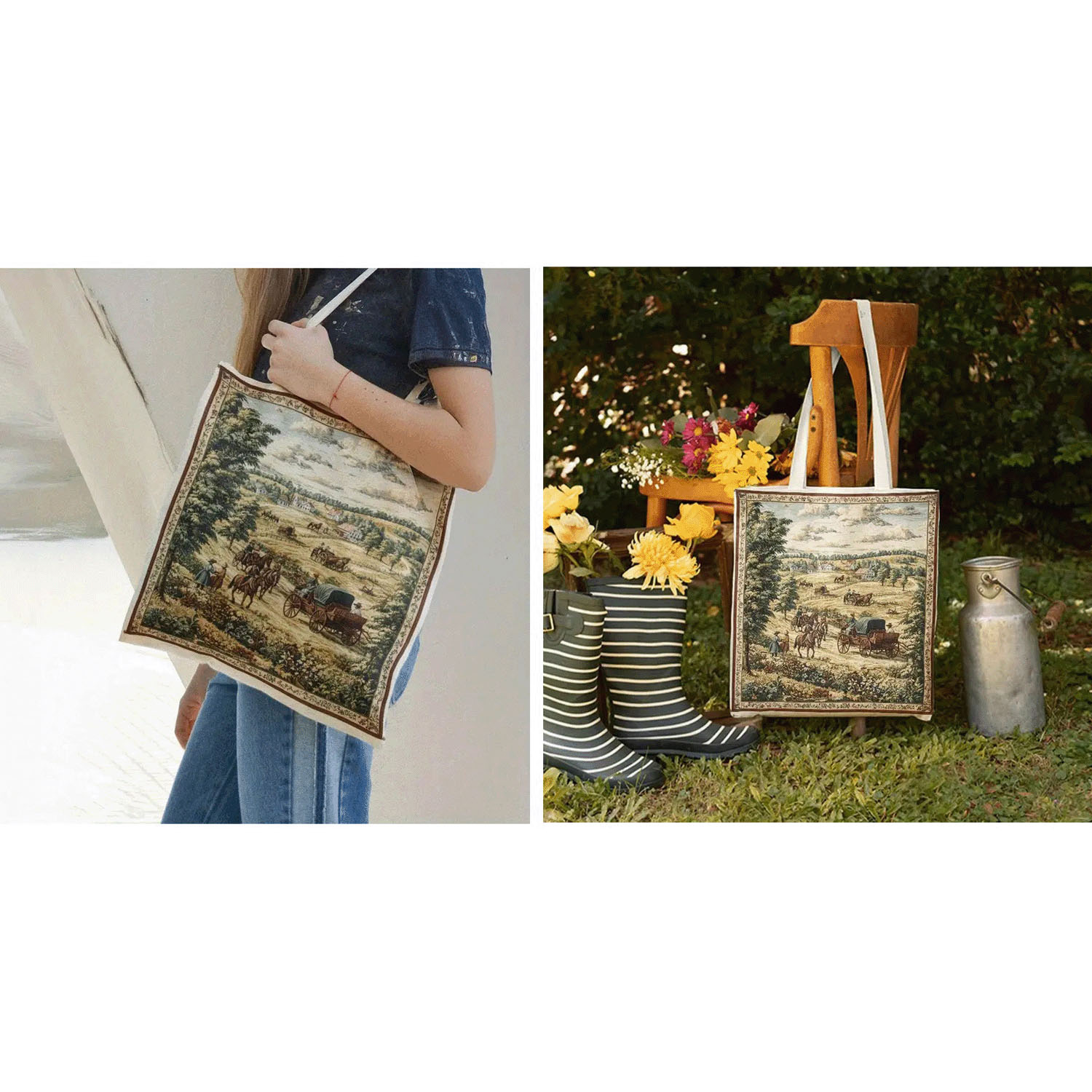 トワレプリントトートバッグ