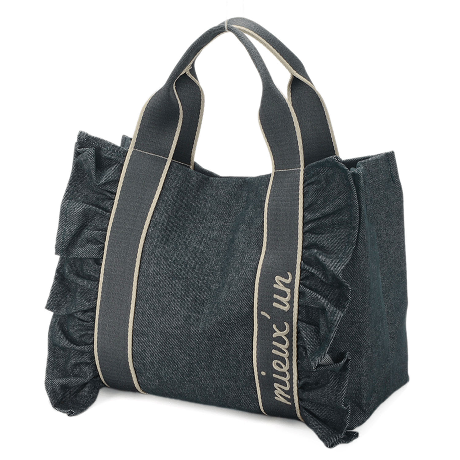 フリル付きスクエア型バッグ - 画像4