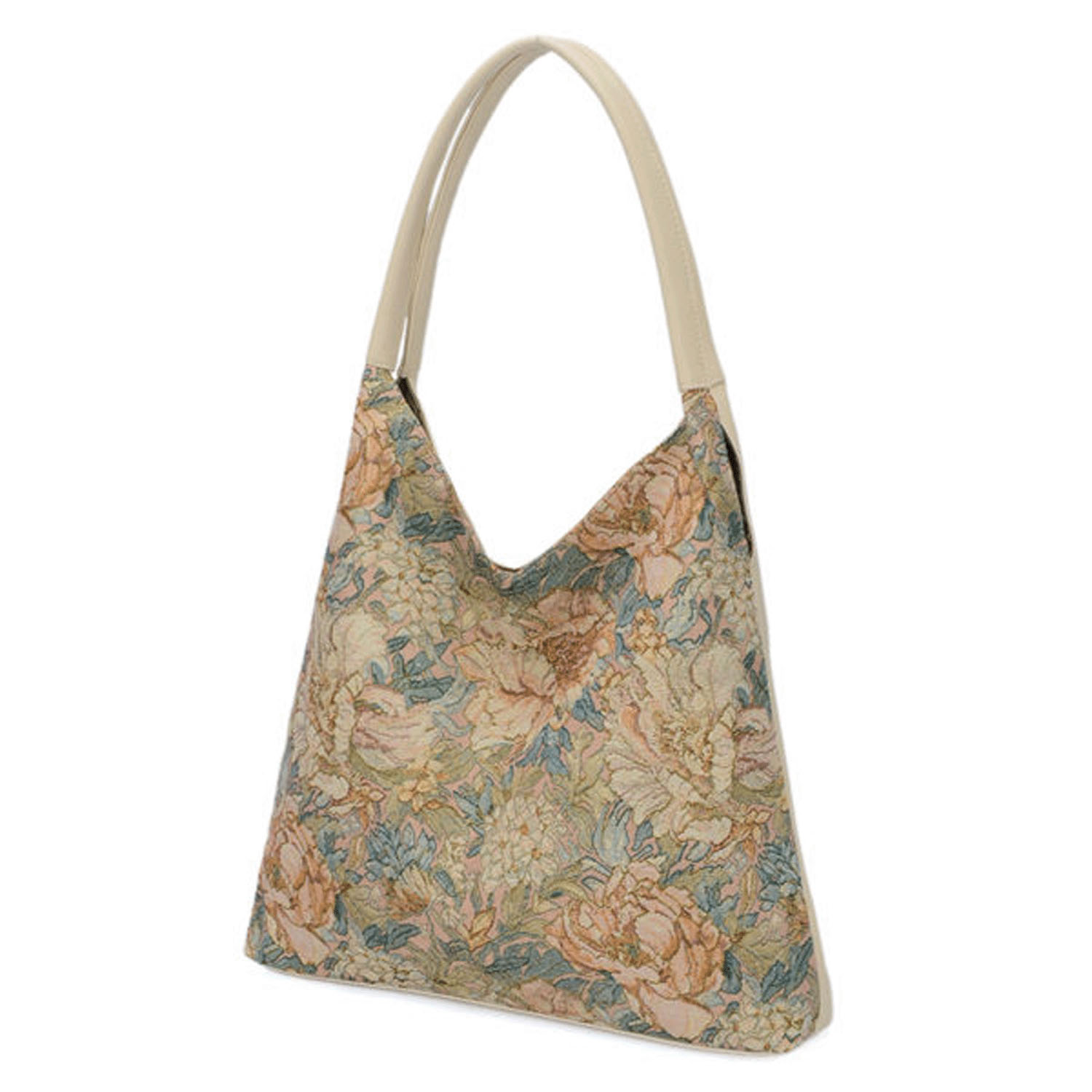 花柄ゴブラントートバッグ - 画像4