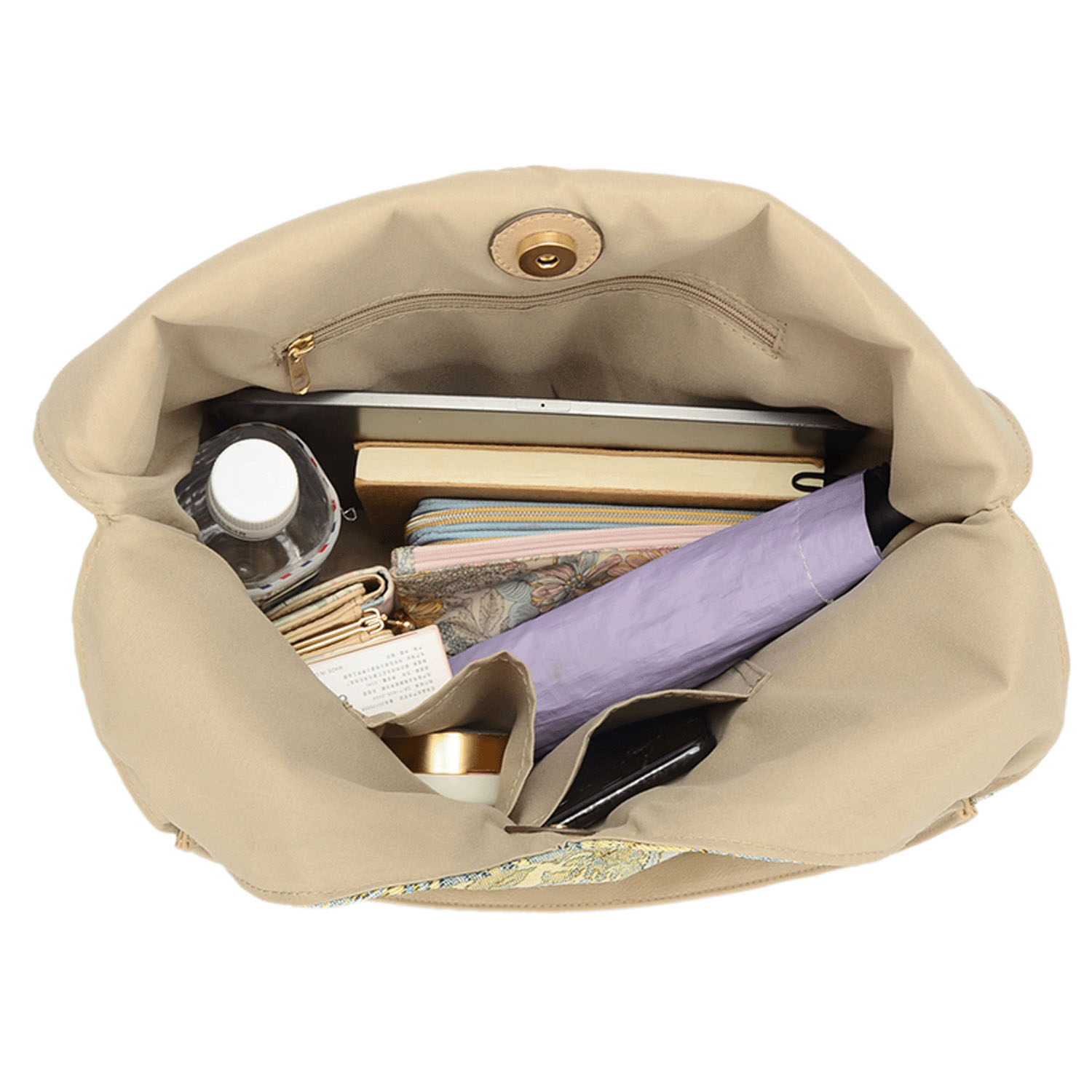 花柄ゴブラントートバッグ - 画像8