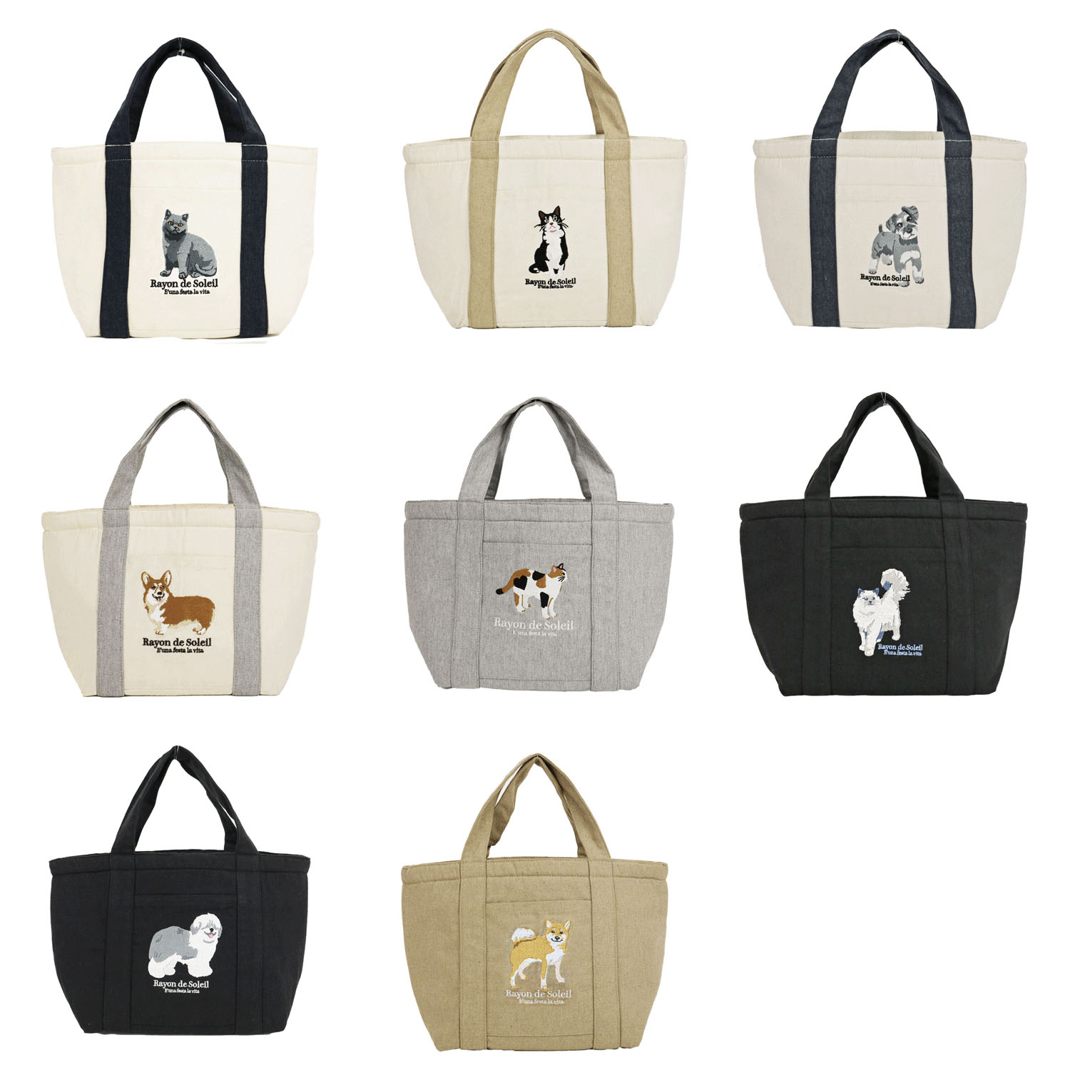 刺繍保冷トートバッグ