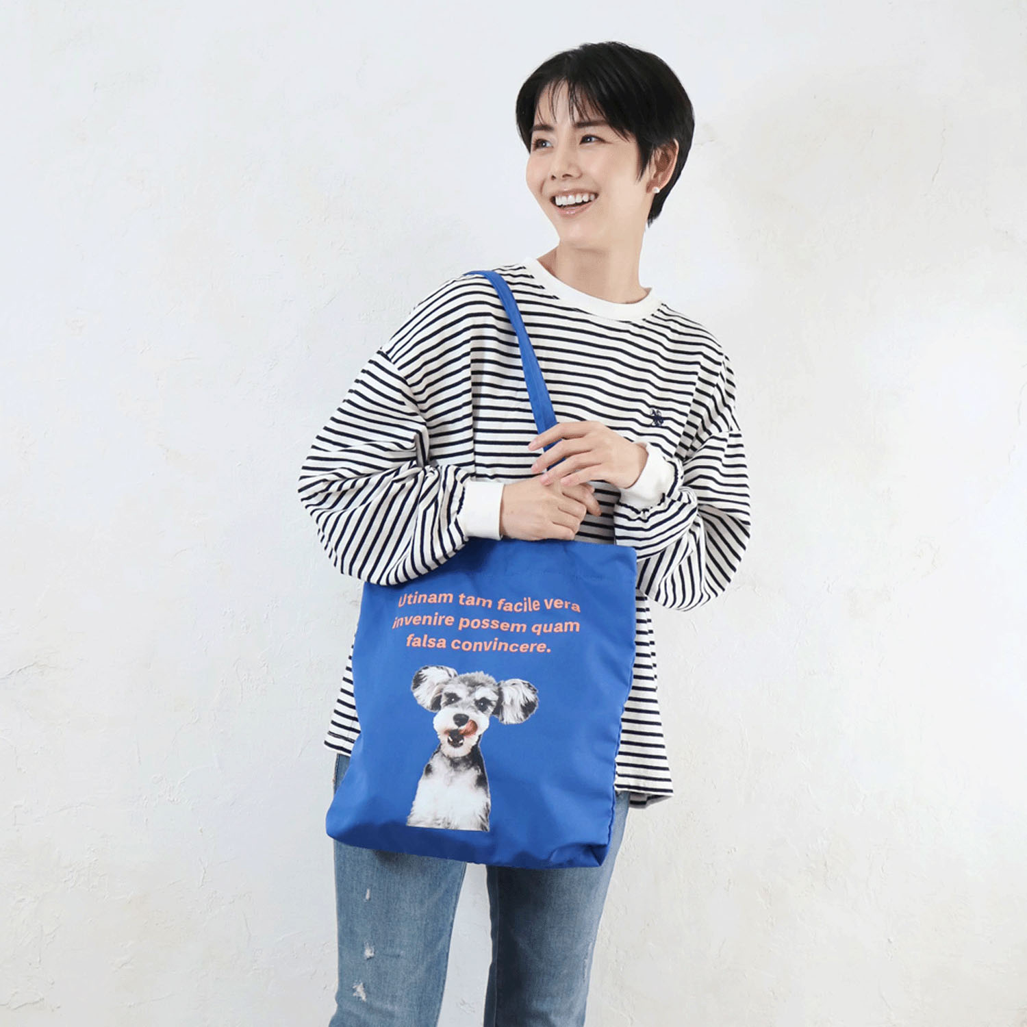 【イエローは在庫限りで終了】アニマルメッセージトートバッグ - 画像3