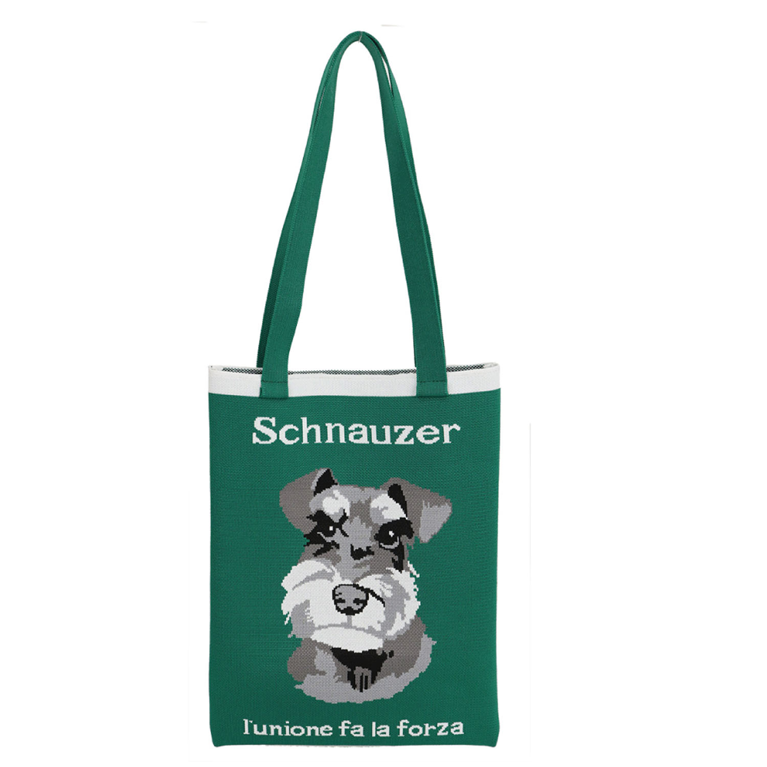 アニマル柄ジャカードトートバッグ - 画像4