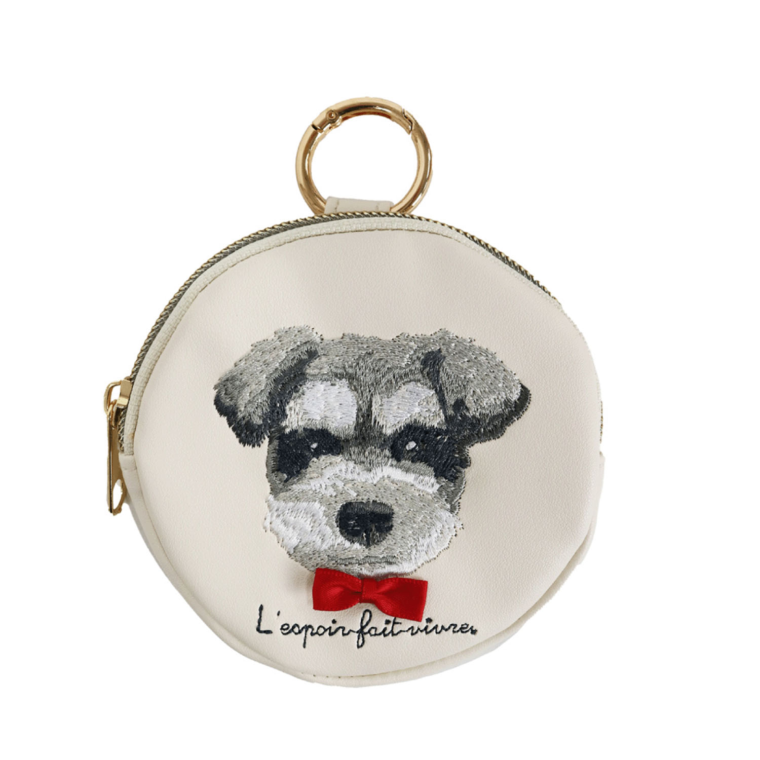 【トイプードルは在庫限りで終了】アトリエ・ポピン 丸型ポーチ - 画像3