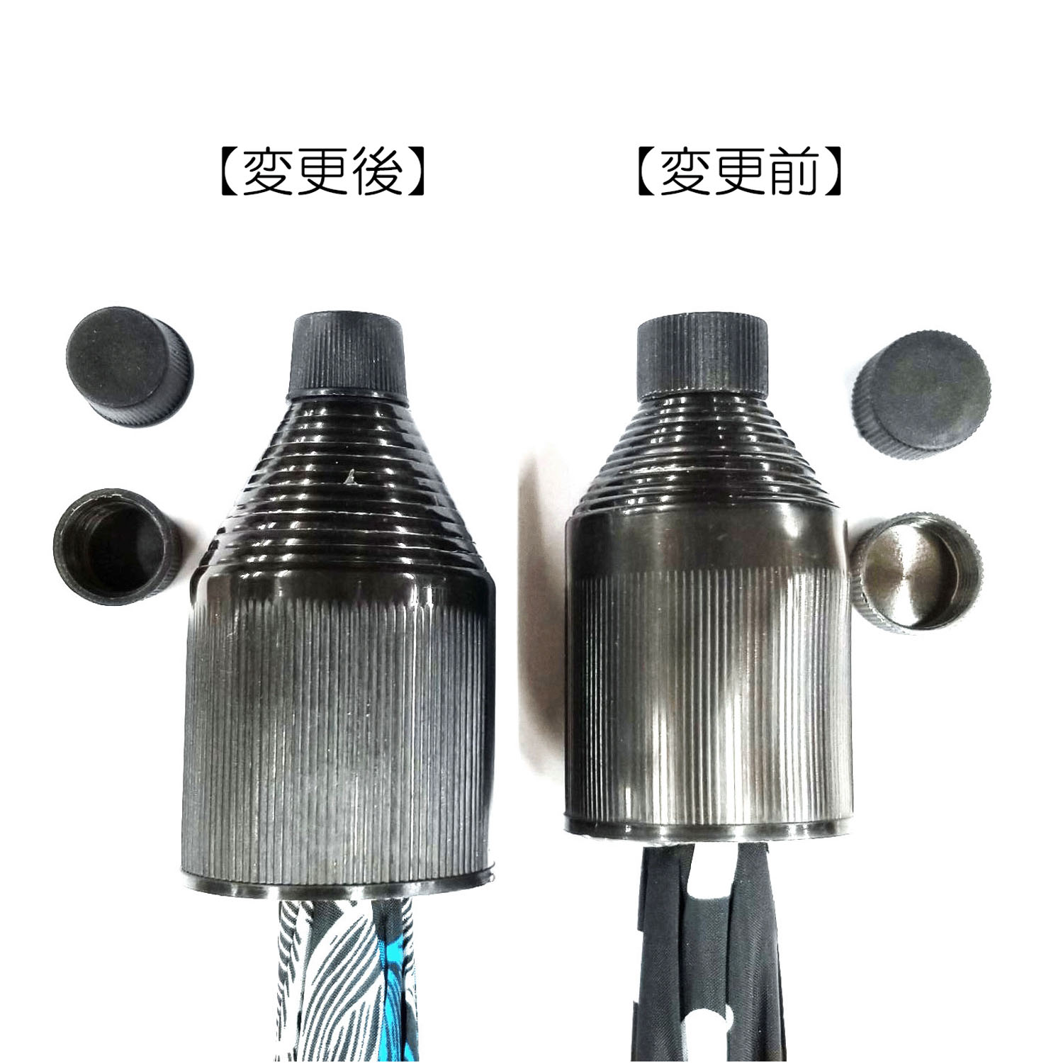 透明傘カバー付き スルット65cm ジャンプ長傘 - 画像8