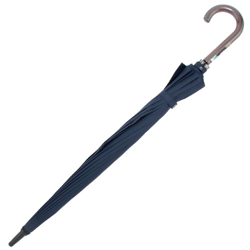 70cm大判16本骨ジャンプ無地強力撥水傘 - 画像3