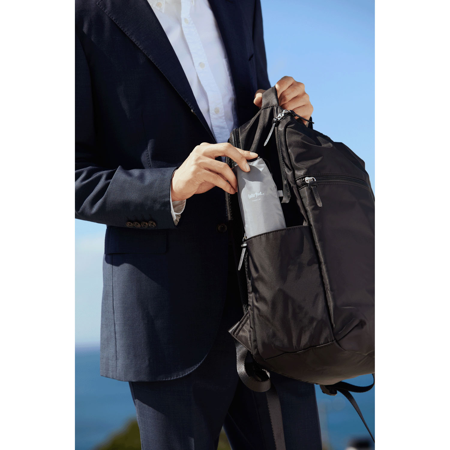 【薄さとたたみやすさ、両方を兼ね備えた傘】 ポケフラットクイック 折傘 - 画像9