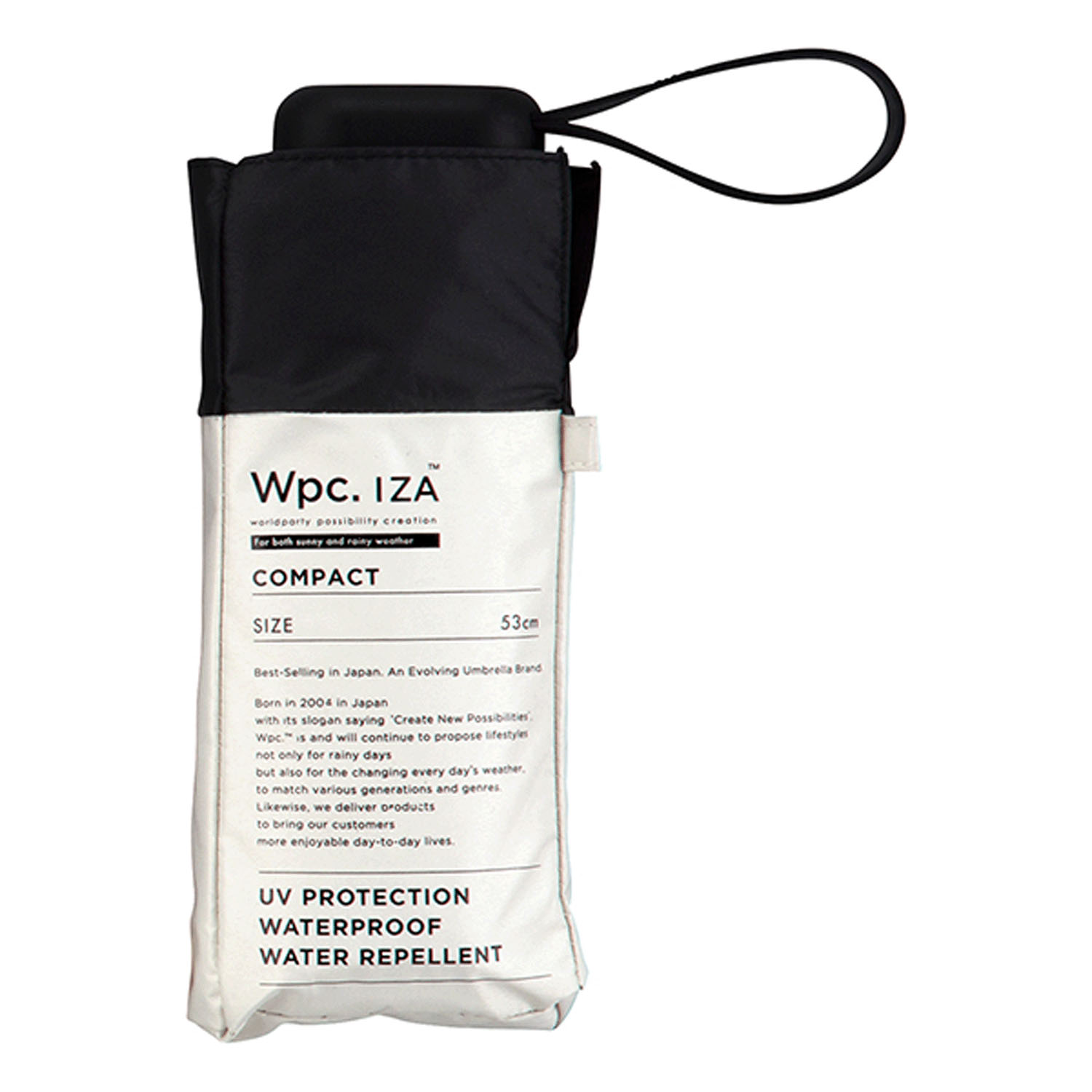 【期間限定4／22～5／9 値引き5％OFF】 WPC．IZA 軽量コンパクト傘 - 画像4