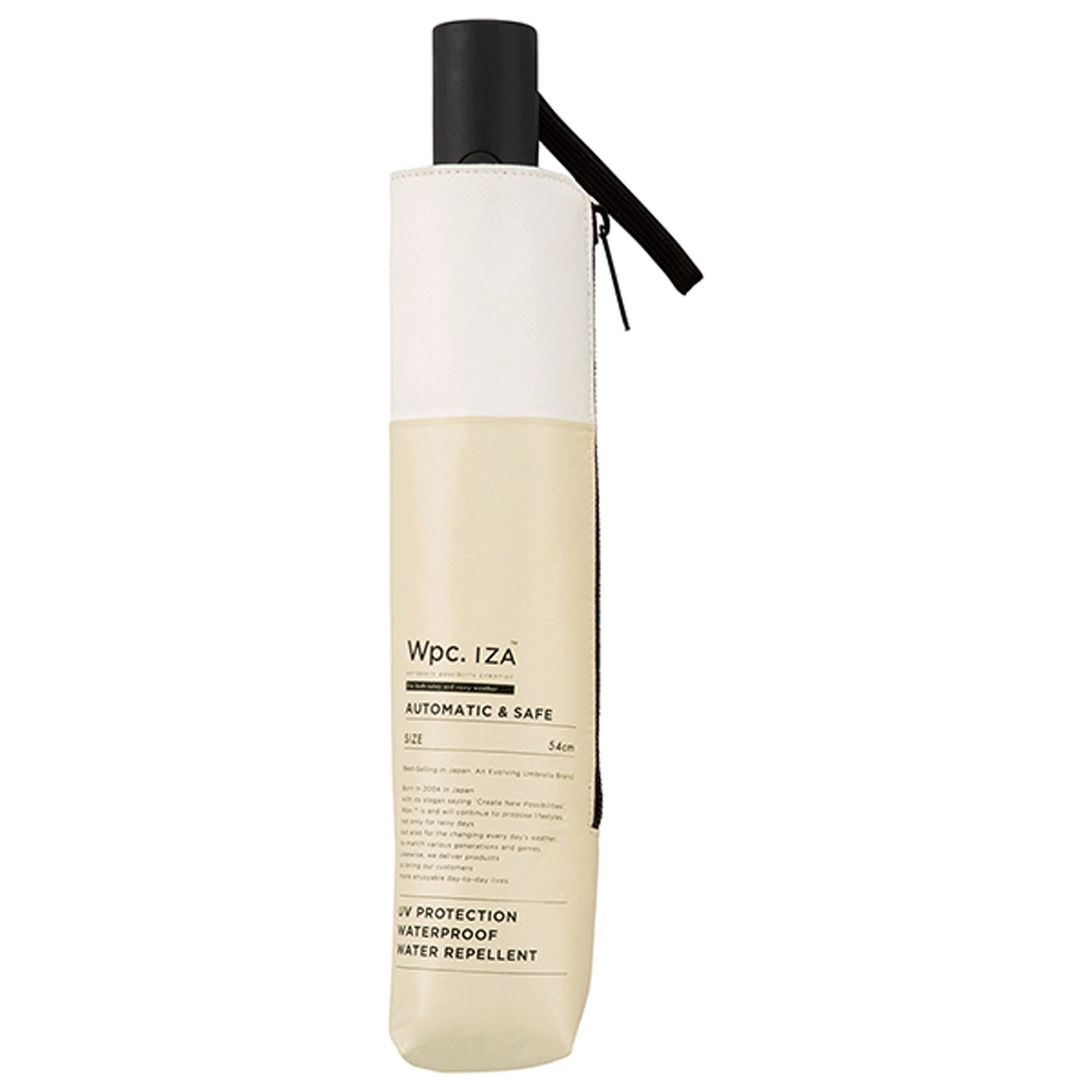 【期間限定4／22～5／9 値引き5％OFF】 Wpc IZA 晴雨兼用自動開閉折傘 - 画像6