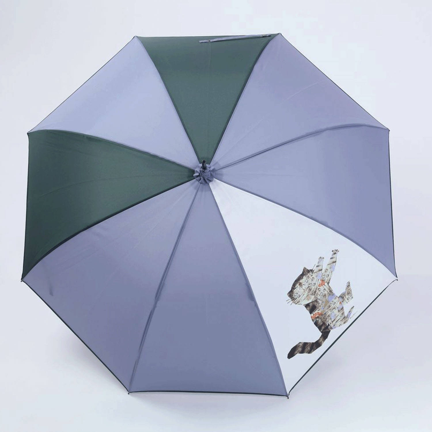 「深尾竜騎」コラボ ごろりん猫イラスト長傘 - 画像4