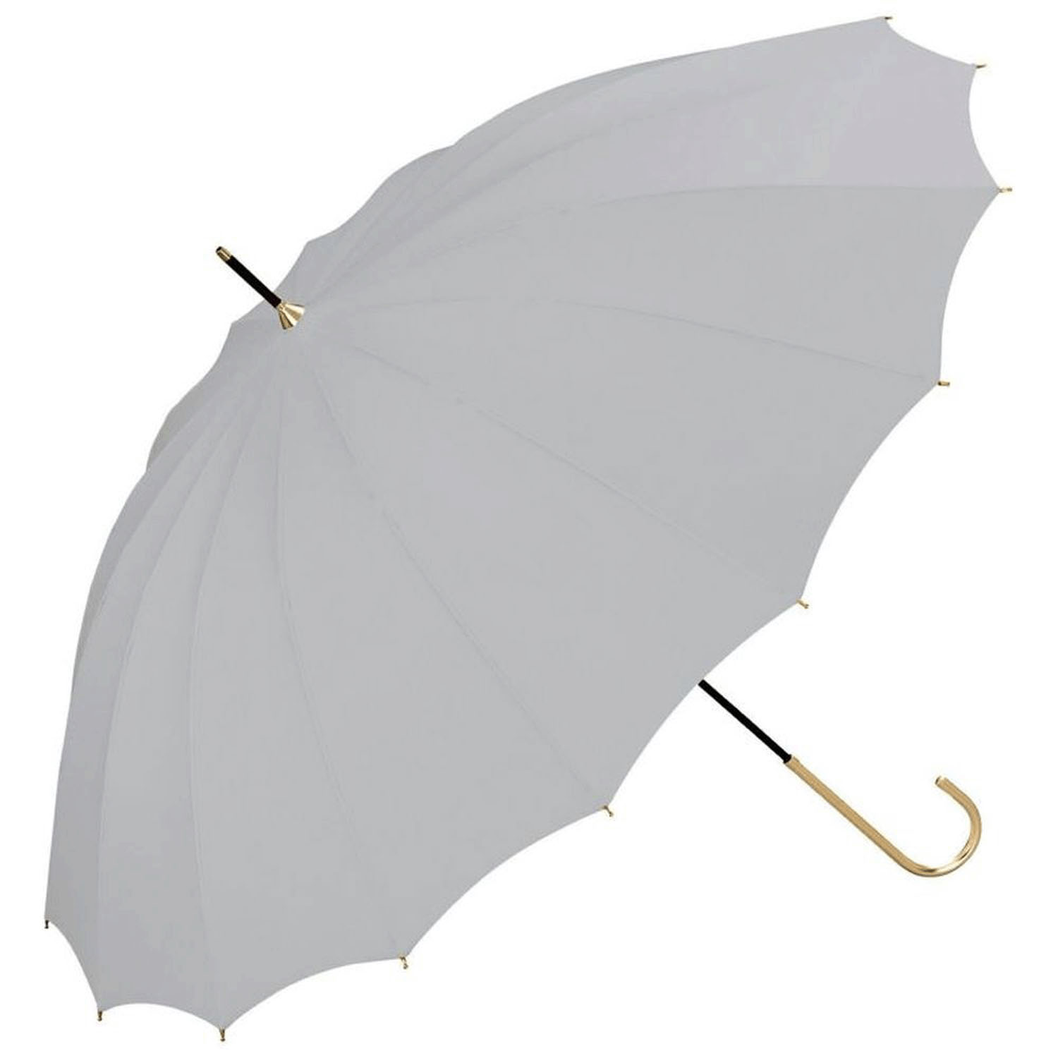 Wpc． 16本骨ソリッド長傘