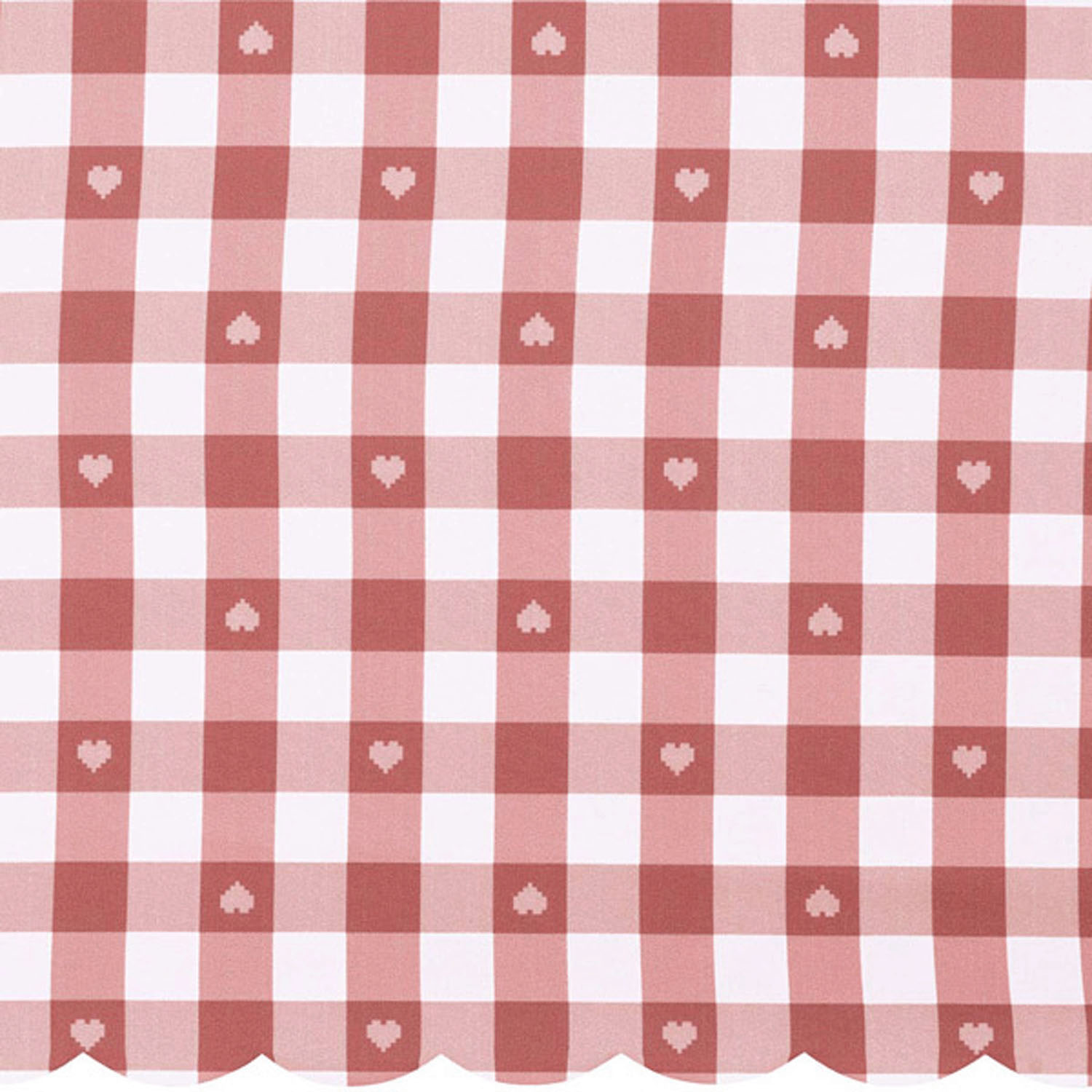 Wpc． ギンガムハート長傘 - 画像6