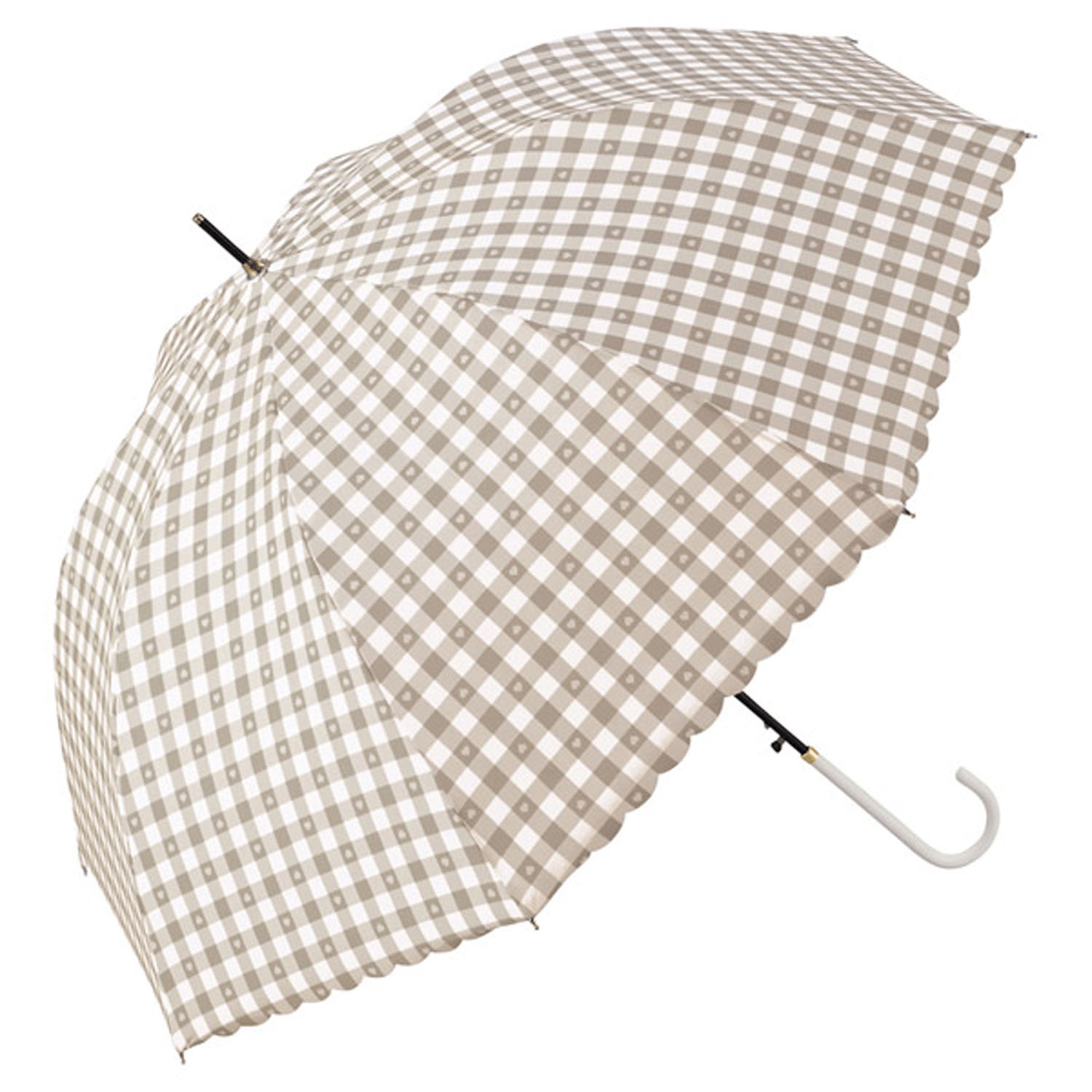 Wpc． ギンガムハート長傘