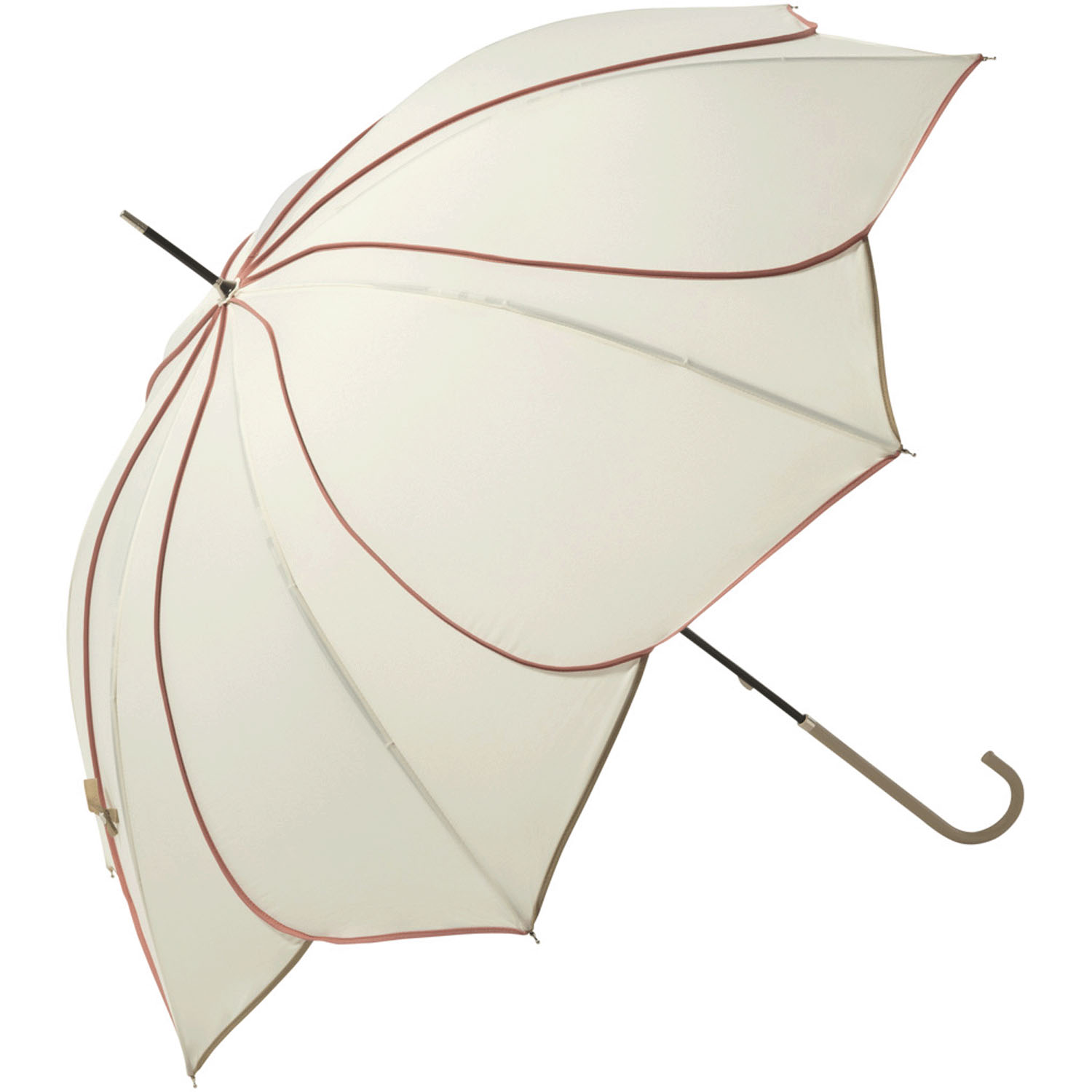 【because】 バイカラーパイピング 長傘 - 画像2