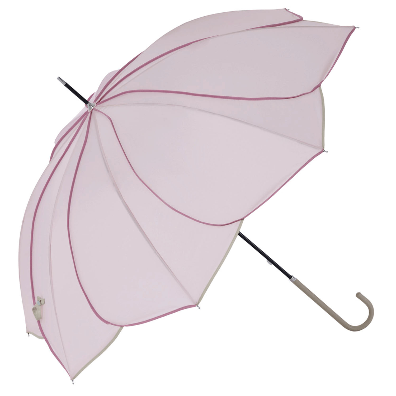 【because】 バイカラーパイピング 長傘 - 画像10