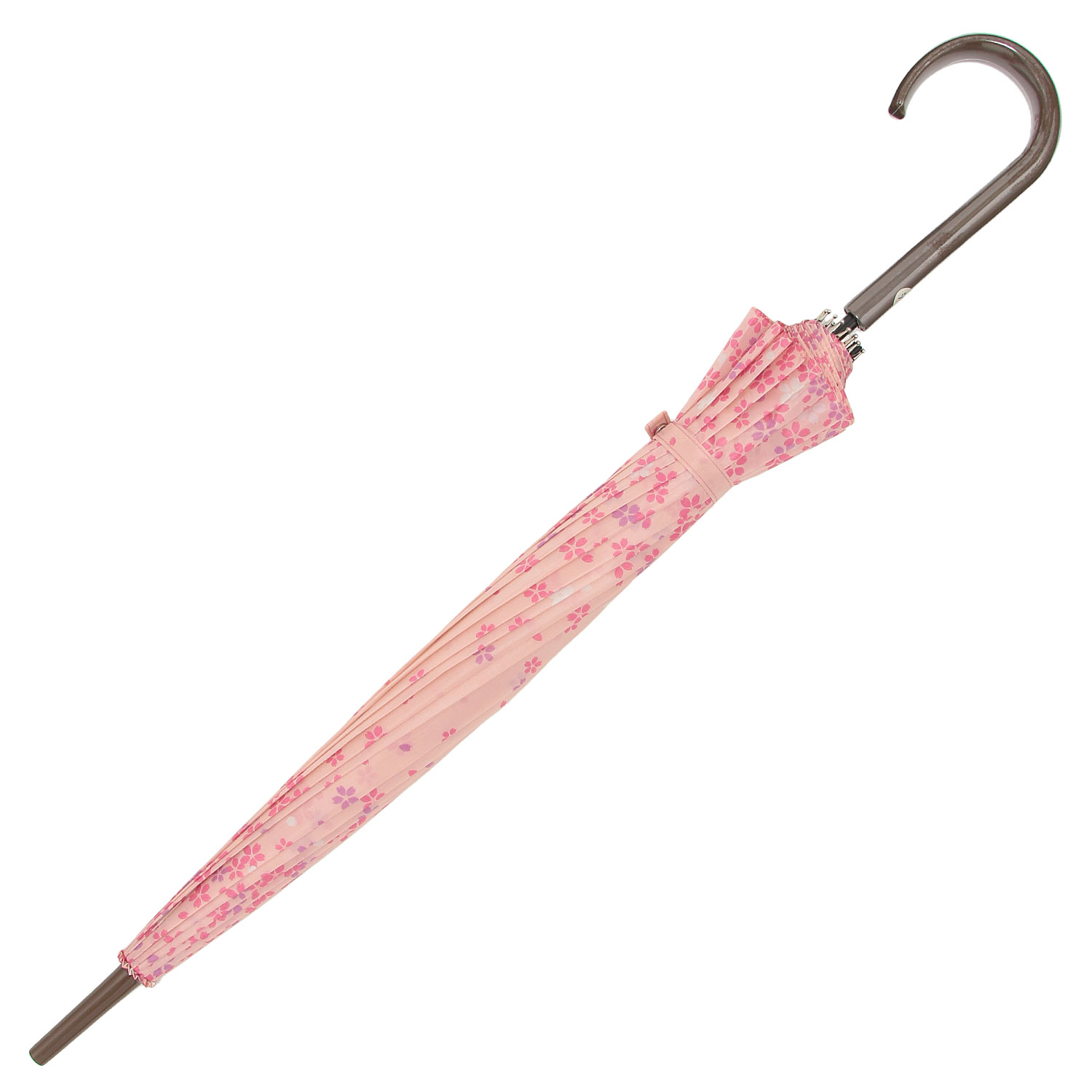16本骨 和桜ジャンプ長傘55cm - 画像3