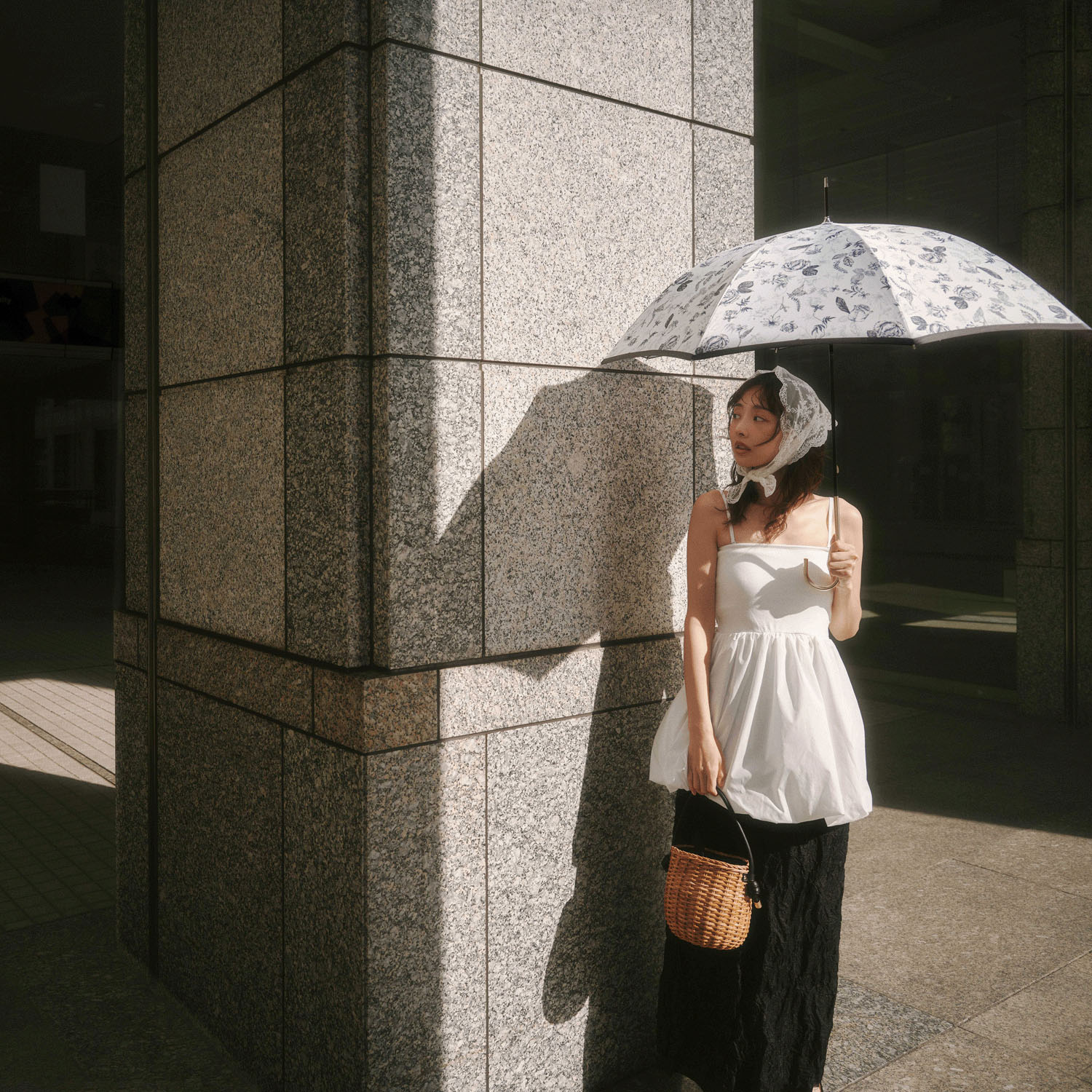 【because】 ボタニカルフラワー長傘