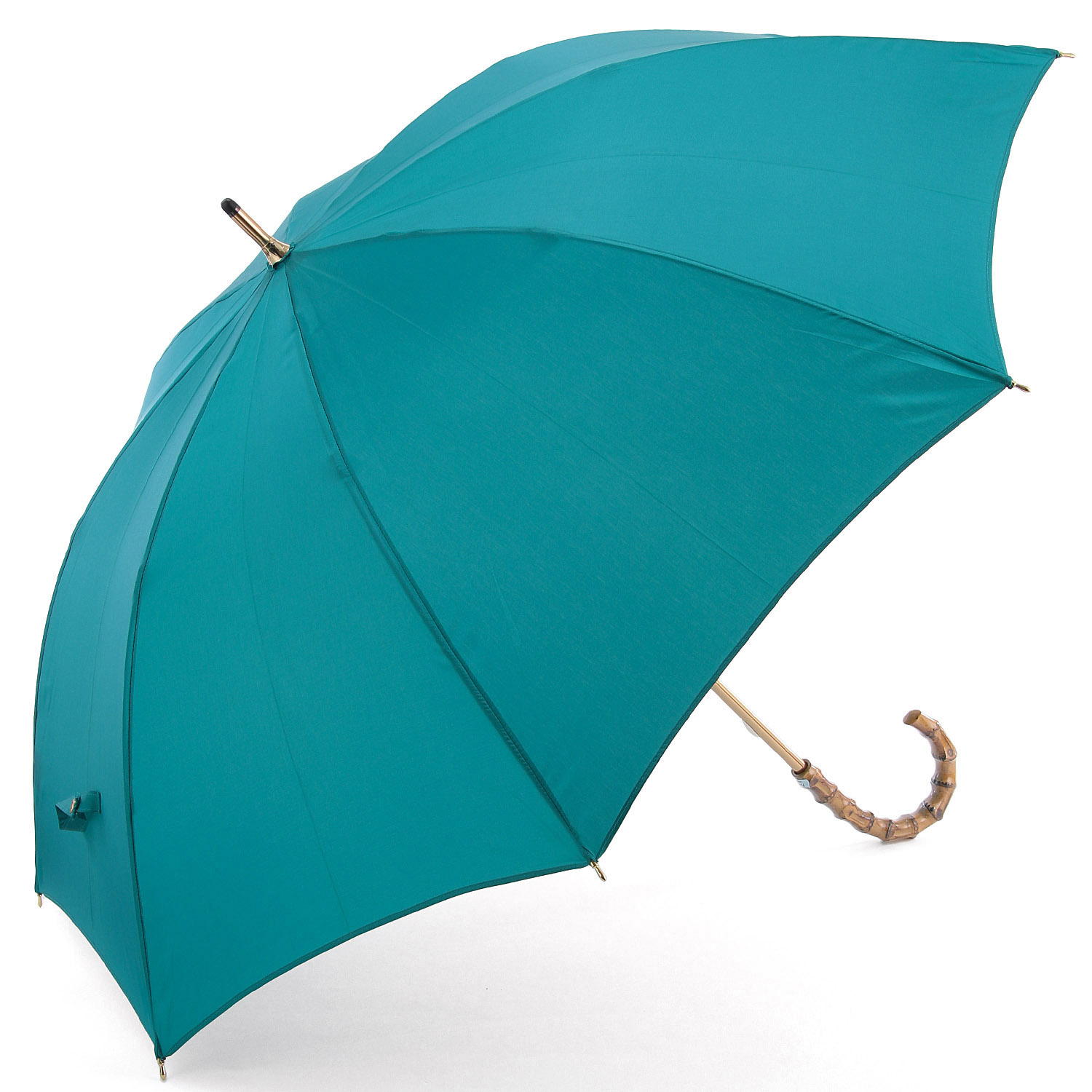 【日本製】 富士絹（シルク調ポリエステル） 無地ショート傘 - 画像3