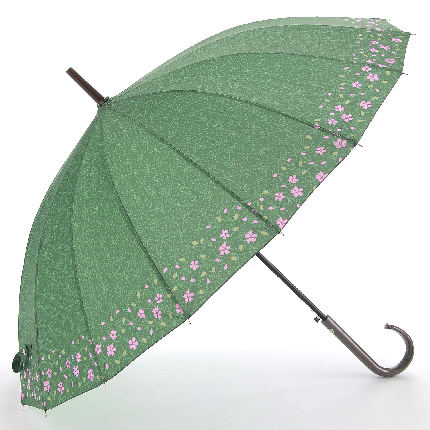 16本骨淵桜 ジャンプ長傘 - 画像4