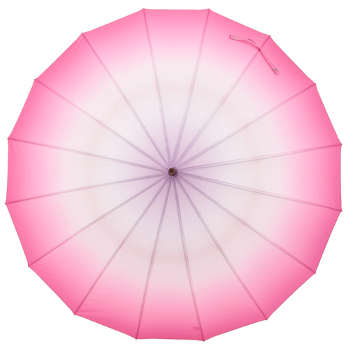 16本骨 和グラデーション長傘 - 画像2