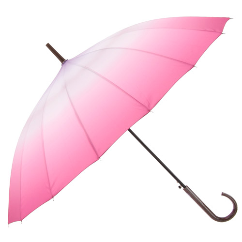 16本骨 和グラデーション長傘 - 画像1