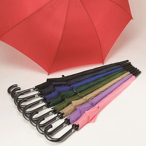 【セットでお得】無地60cm黒手元ジャンプ長傘48本入り