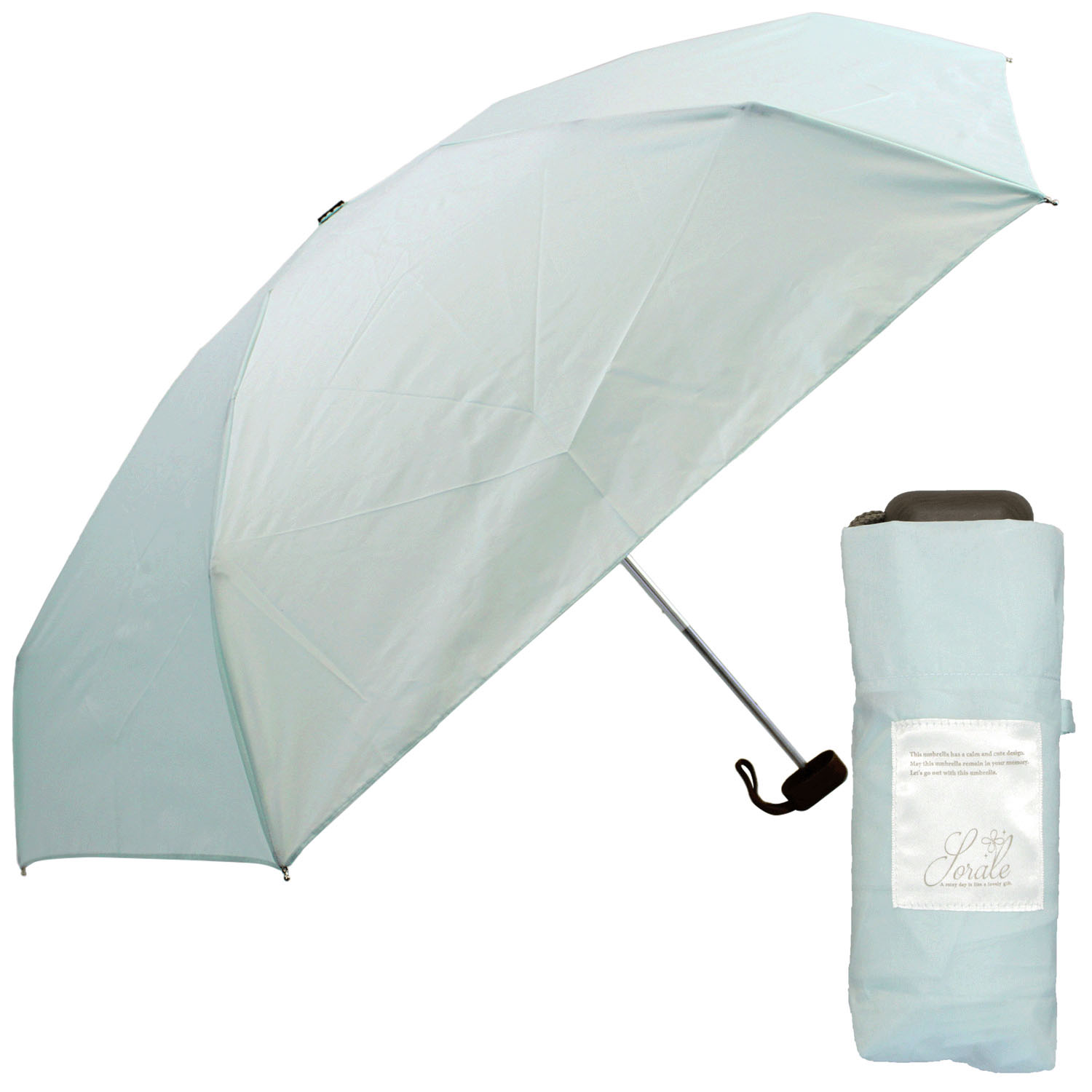 【低価格】 コンパクト5段無地ミニ傘 - 画像4