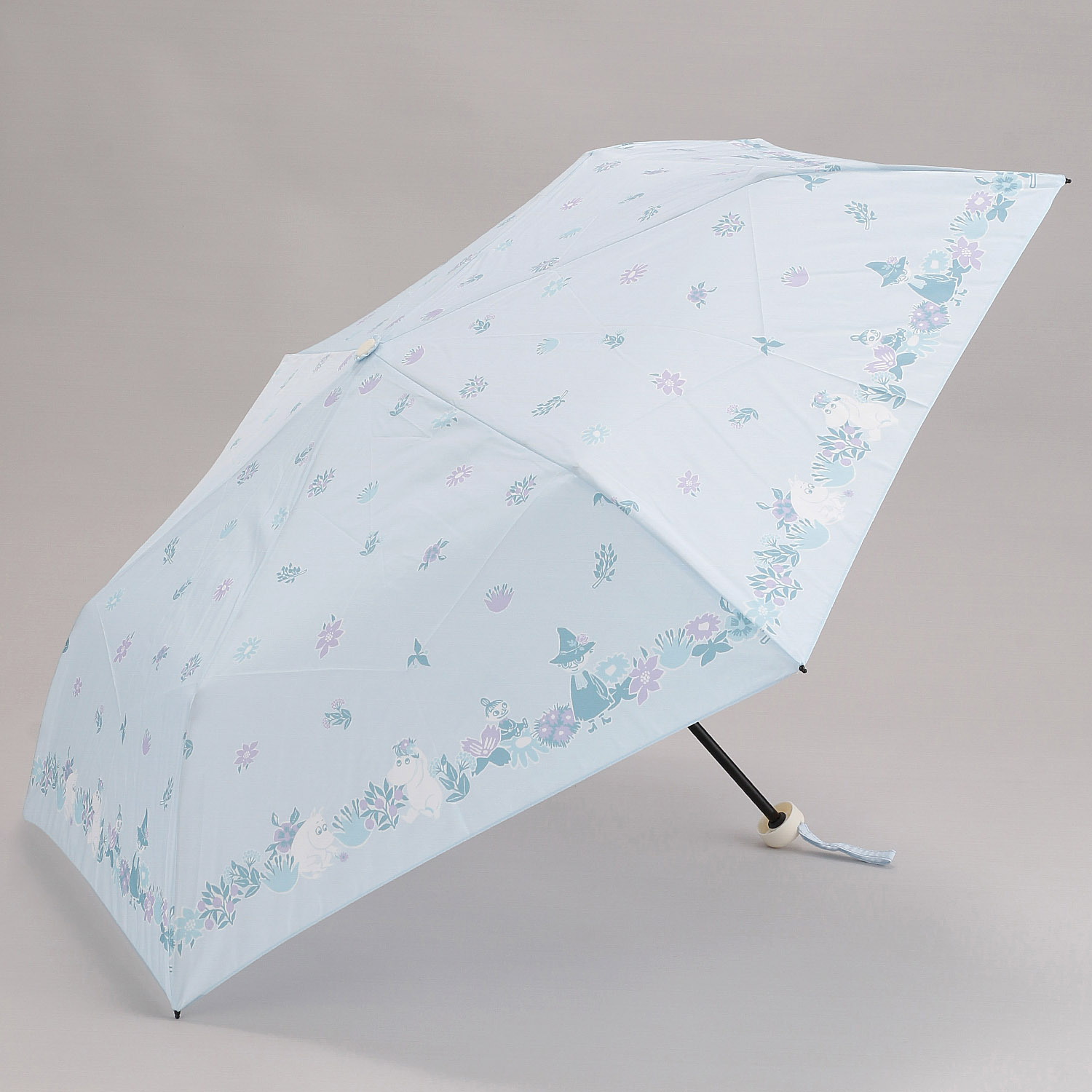 軽量ムーミン＆フラワー折傘 - 画像4