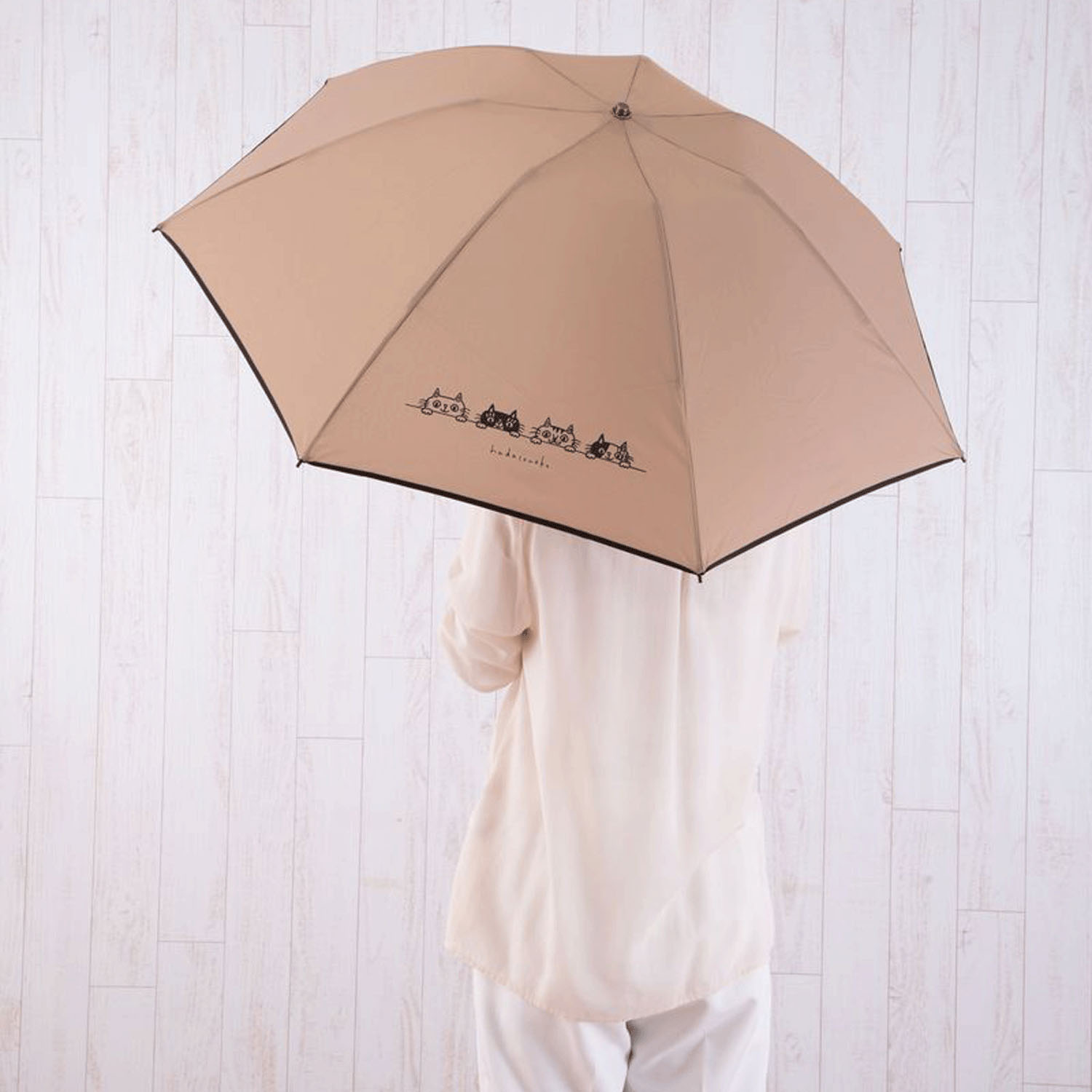 「肌子（Hadaconeko）」コラボ 猫イラスト折傘