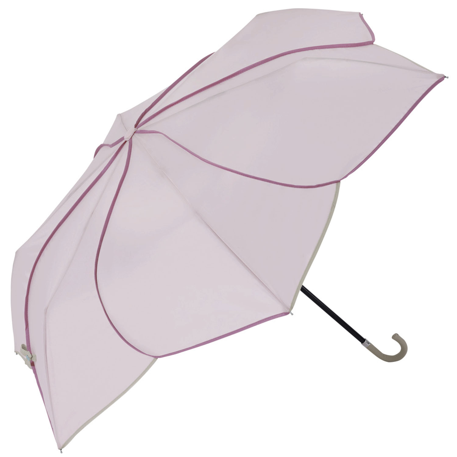 【because】 バイカラーパイピング ミニ傘 - 画像9