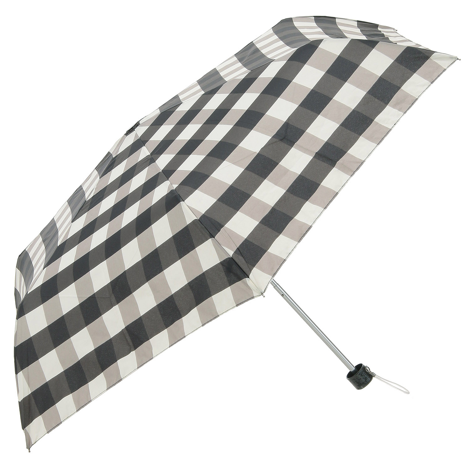 【耐風仕様】 ギンガムチェック折傘