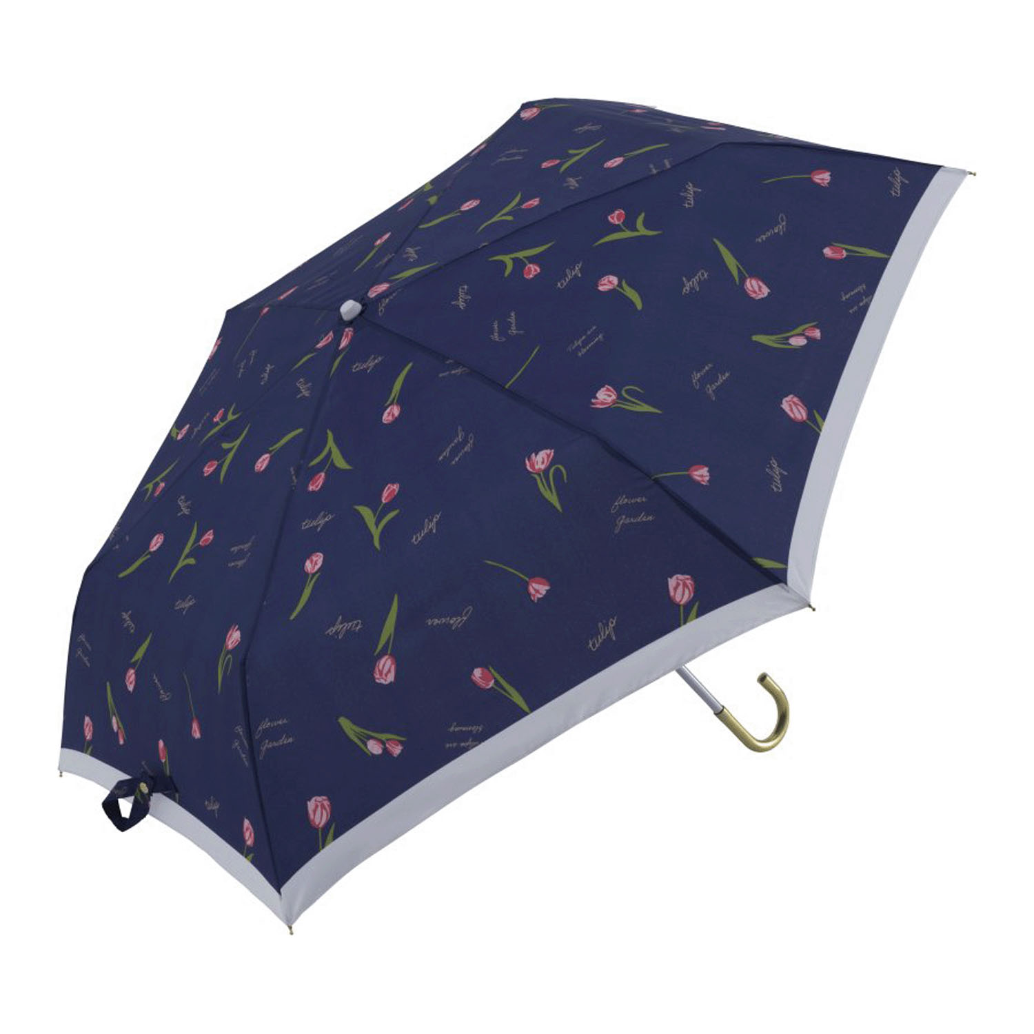 ヌヴィレ 55cmポンジ チューリップ折傘 - 画像2