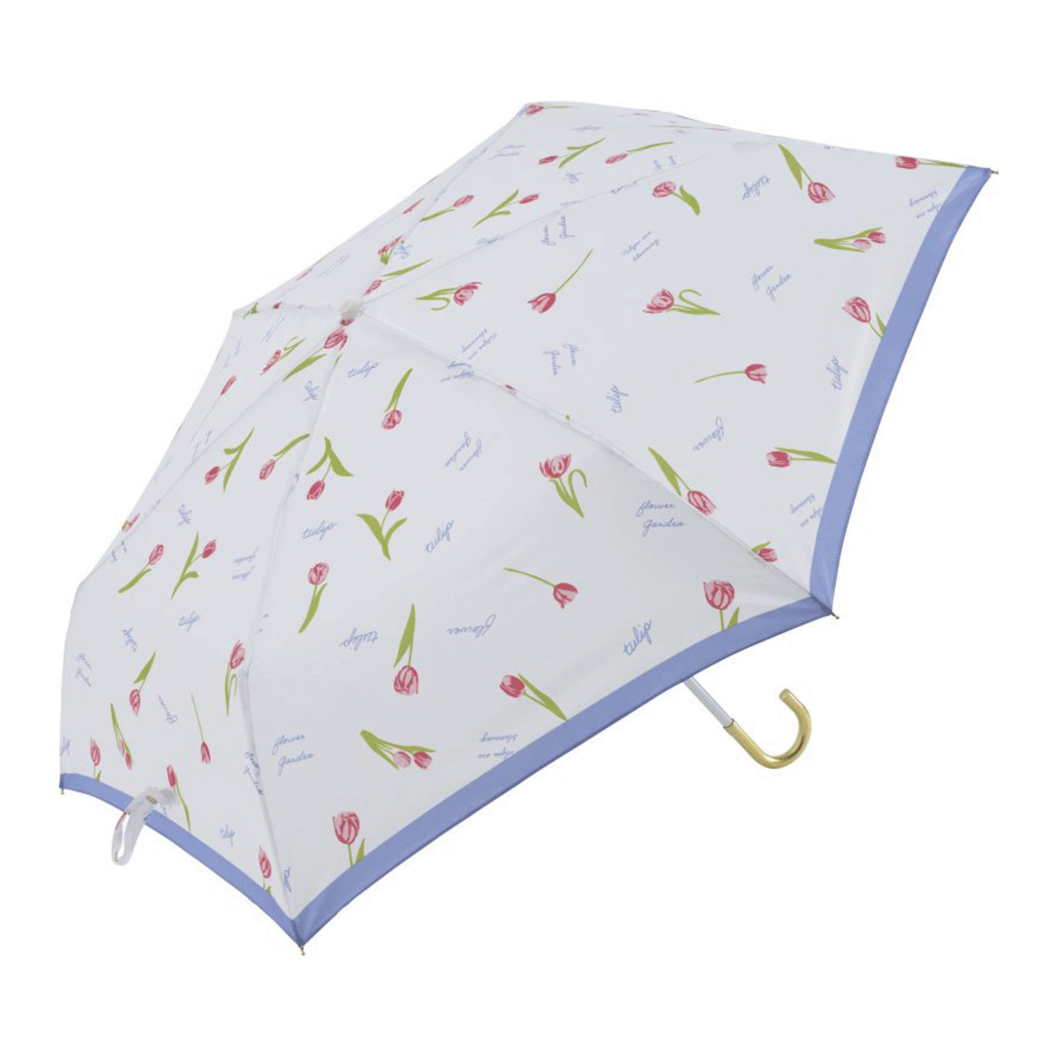 ヌヴィレ 55cmポンジ チューリップ折傘 - 画像1