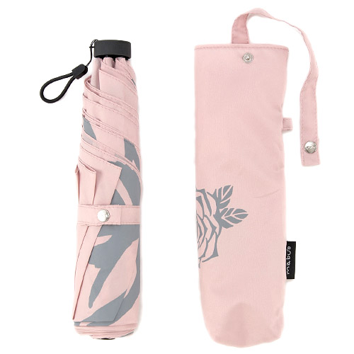 【30番色終了】 mabu ベーシックライト マルチミニデザイン  晴雨兼用 折傘 - 画像19