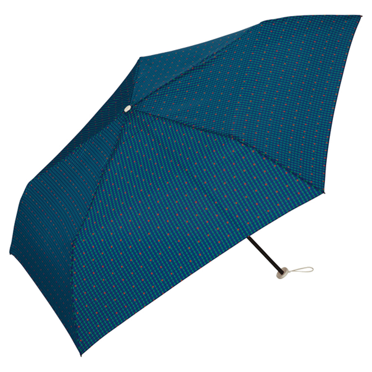 【超軽量】 Wpc チェック＆ドットミニ傘 - 画像3