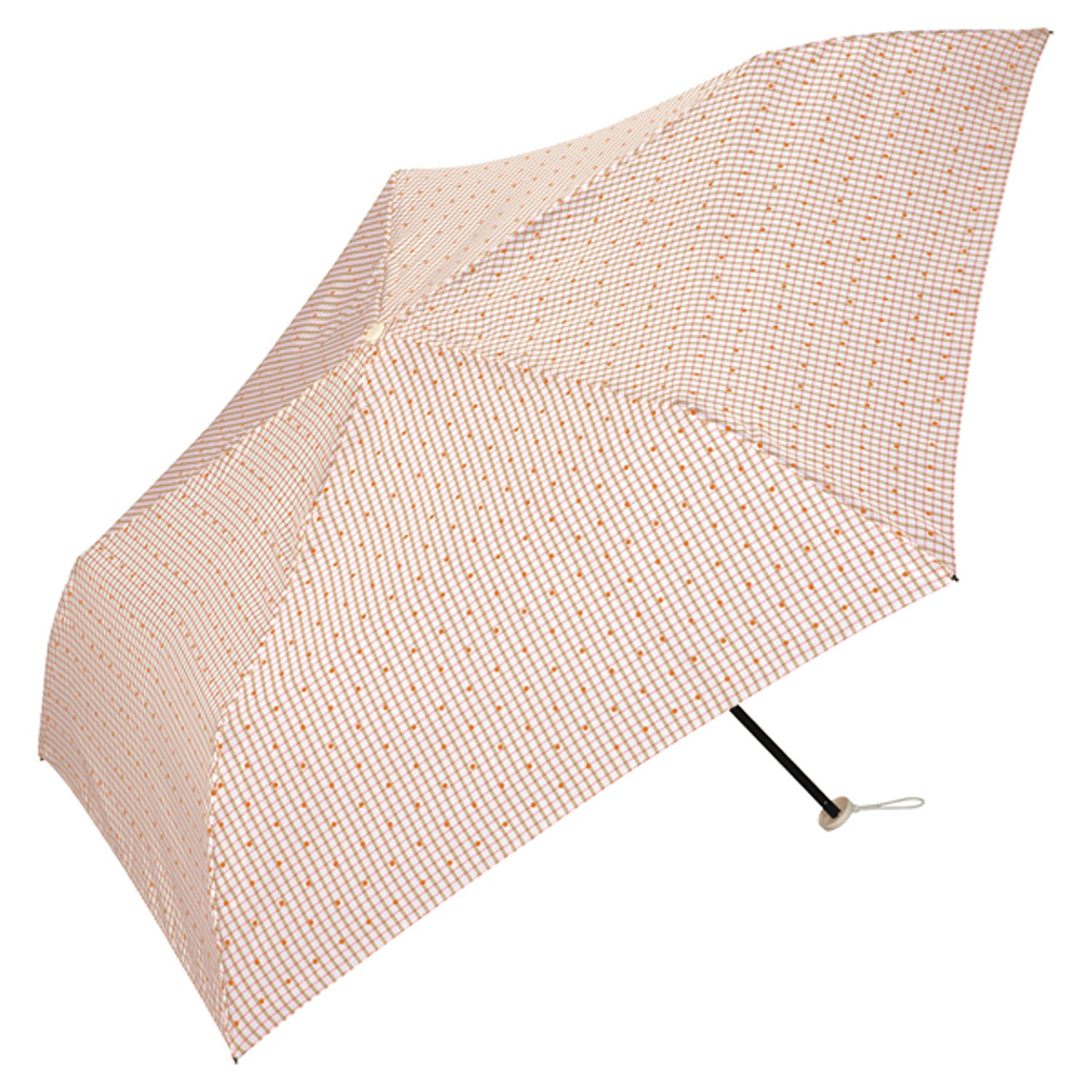 【超軽量】 Wpc チェック＆ドットミニ傘