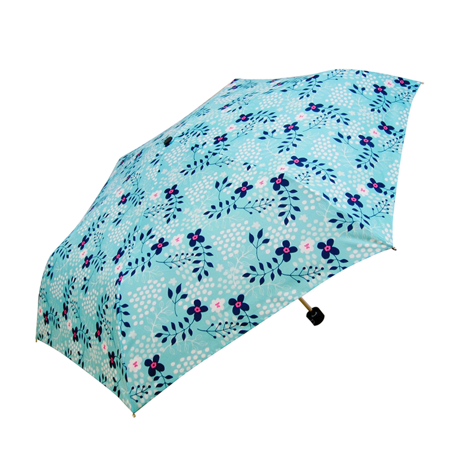 【耐風仕様】 クーカフラワープリント折傘 - 画像2