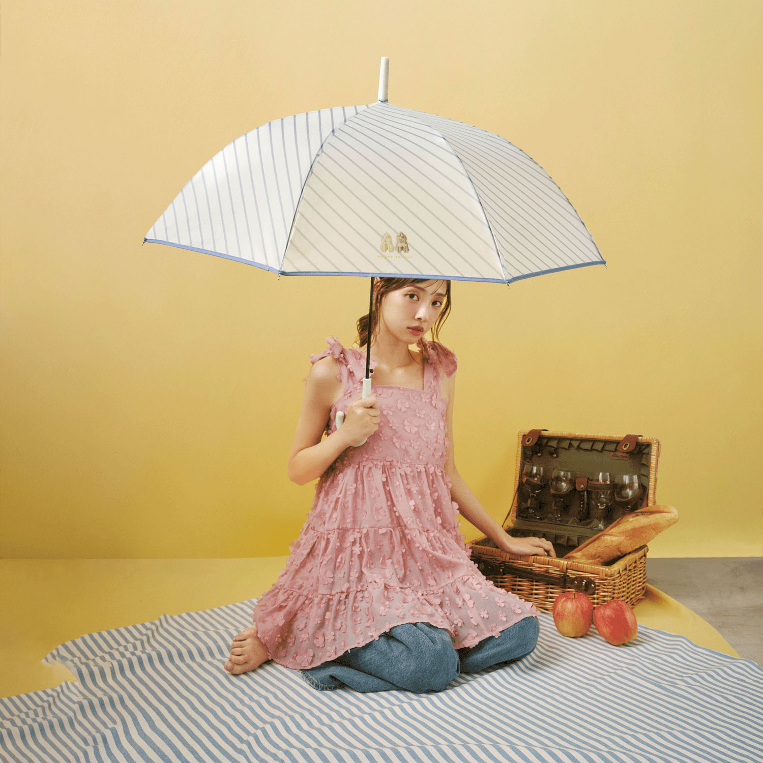 【because】 クリア／メゾンテリア長傘 - 画像6